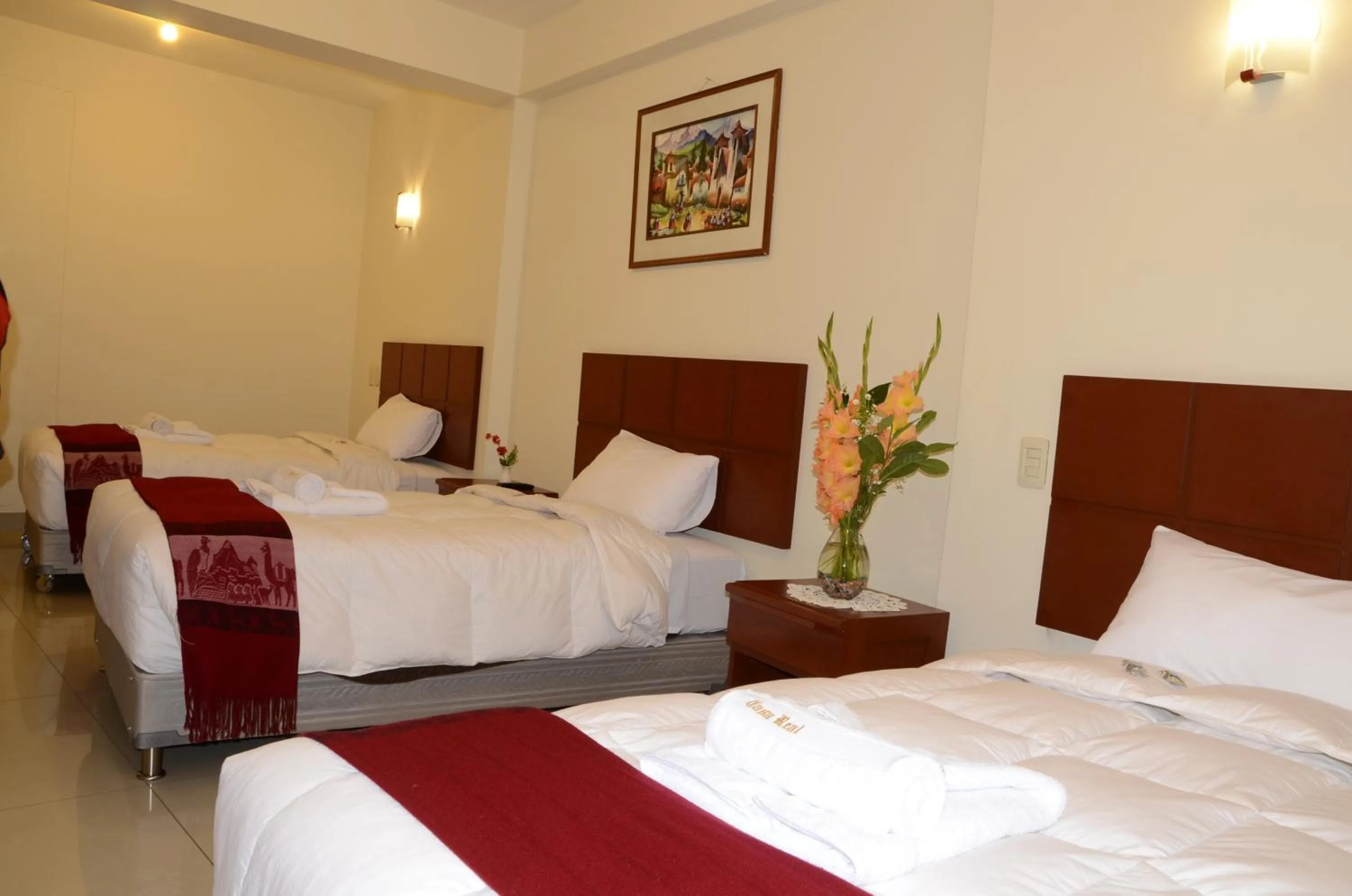 Bed in Casa Real Hoteles