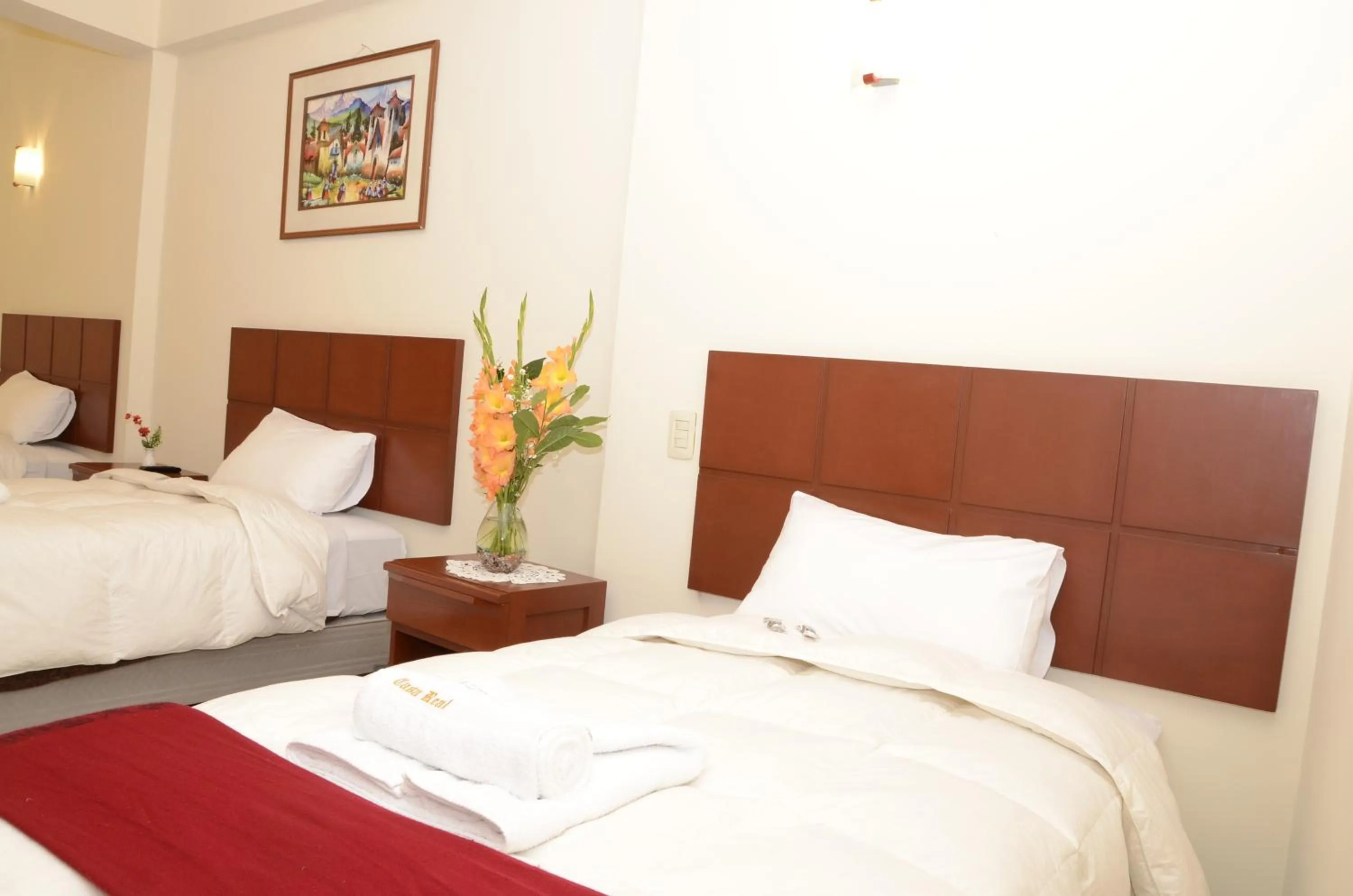 Bed in Casa Real Hoteles