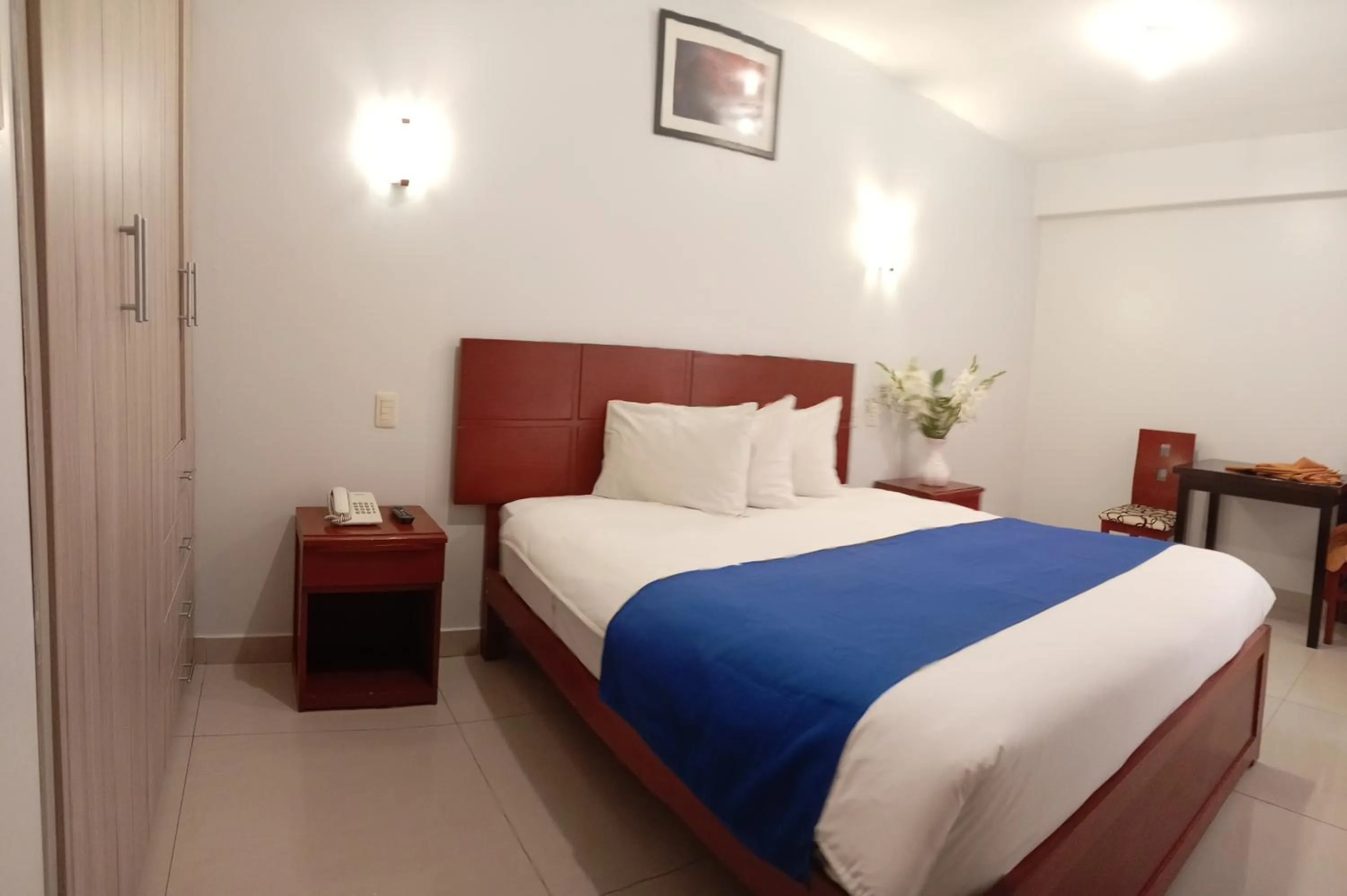 Bed in Aqua Hotel Cusco