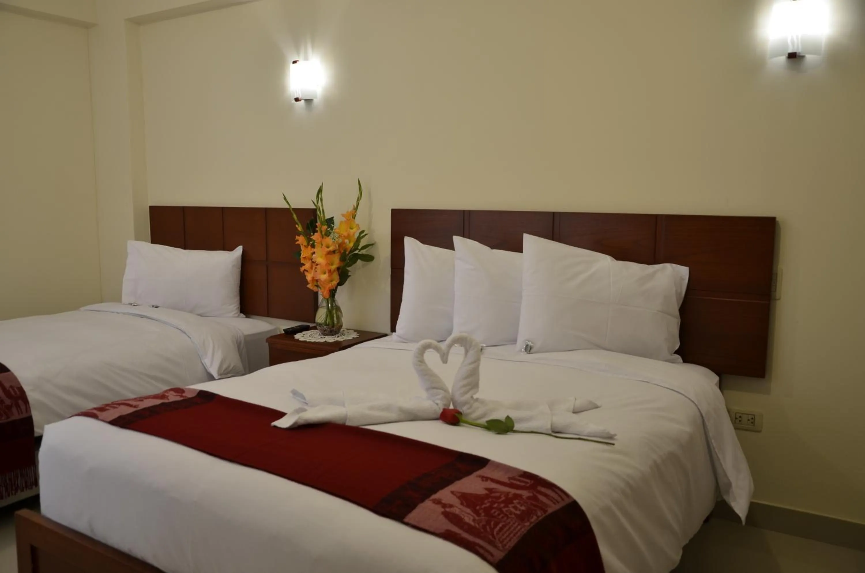 Bed in Casa Real Hoteles