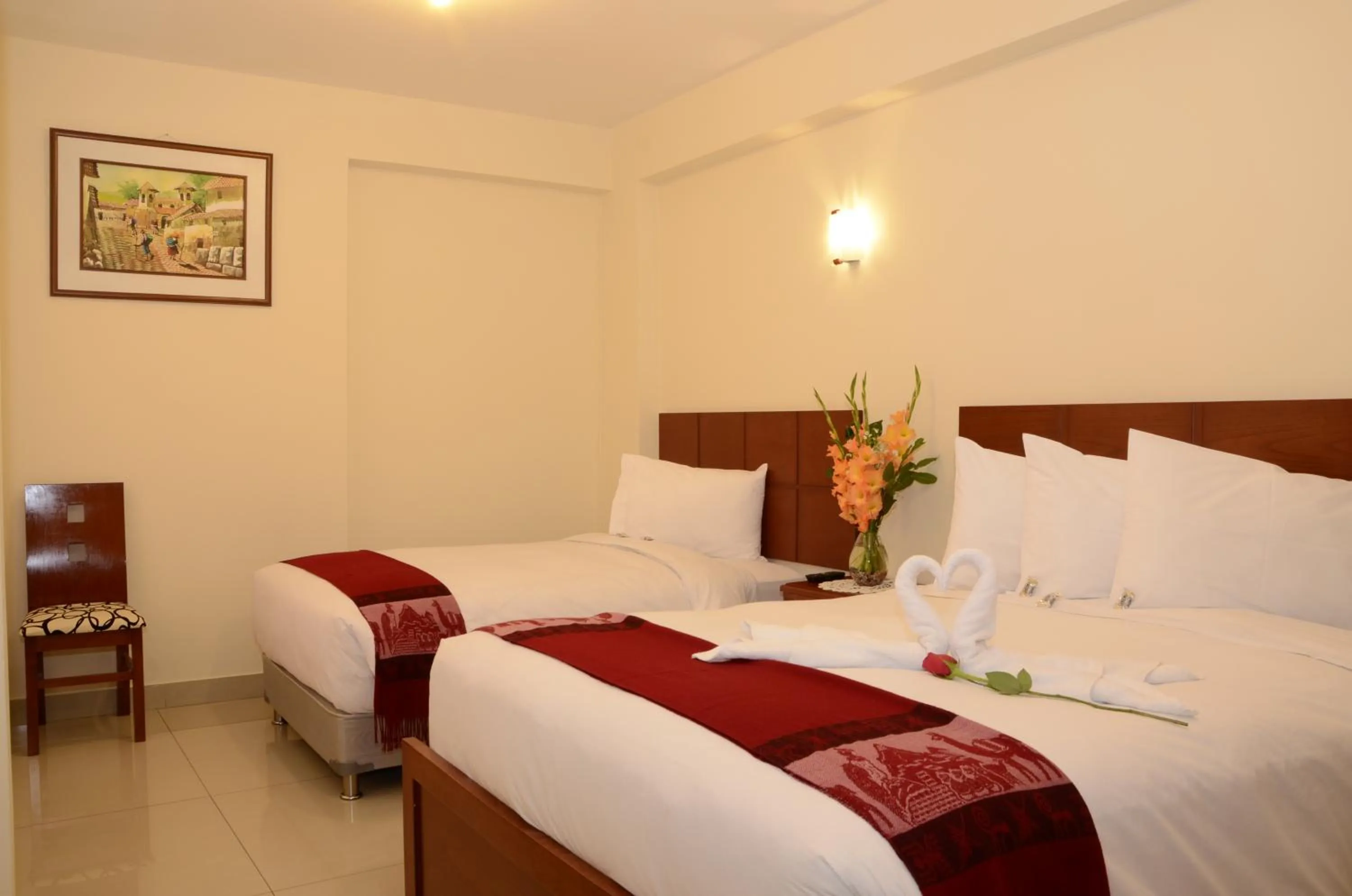 Bed in Casa Real Hoteles