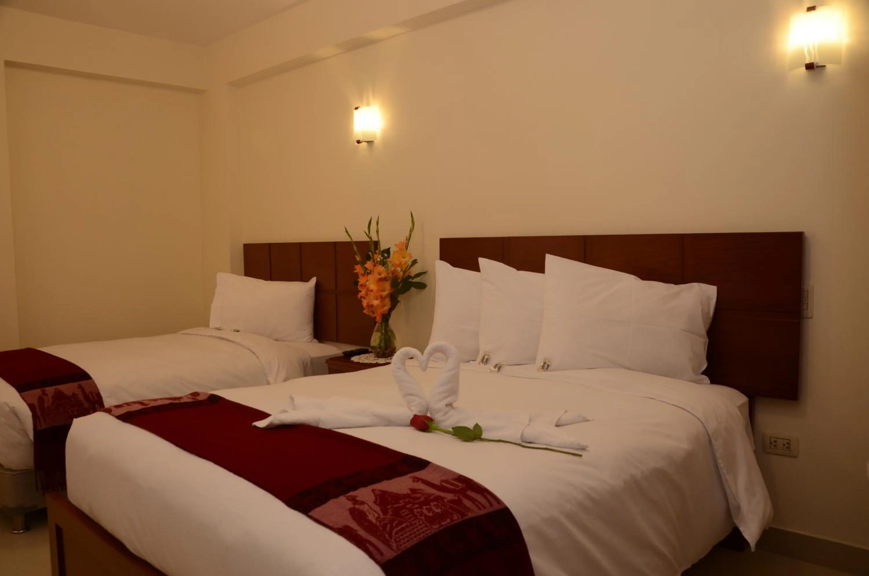 Bed in Casa Real Hoteles