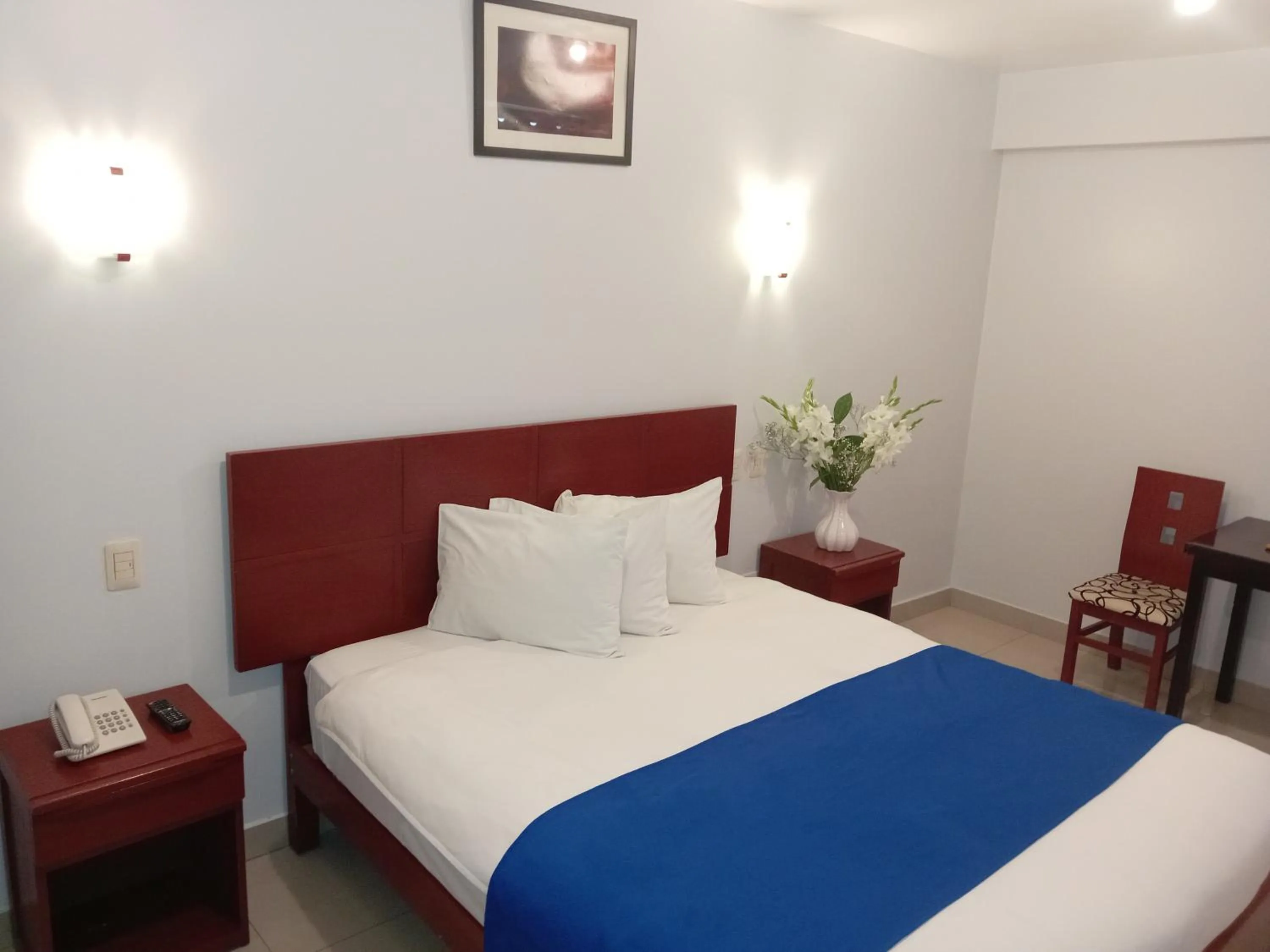 Bed in Aqua Hotel Cusco