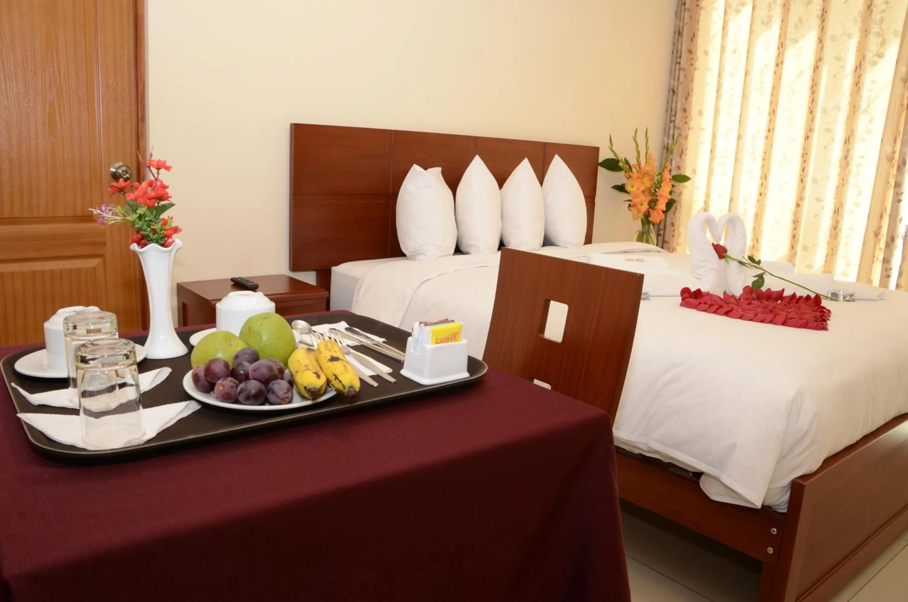 Bed in Casa Real Hoteles