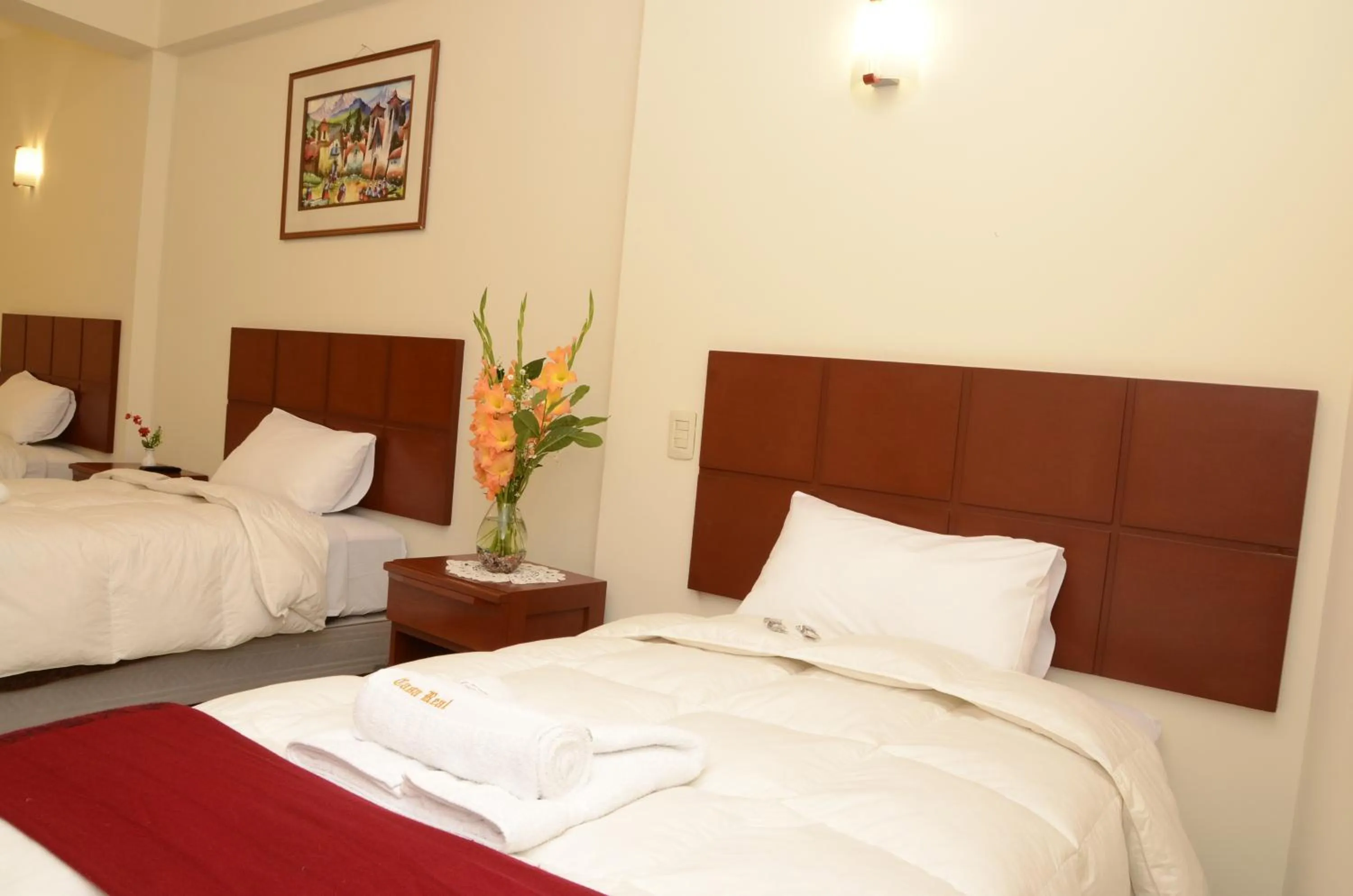 Bed in Casa Real Hoteles