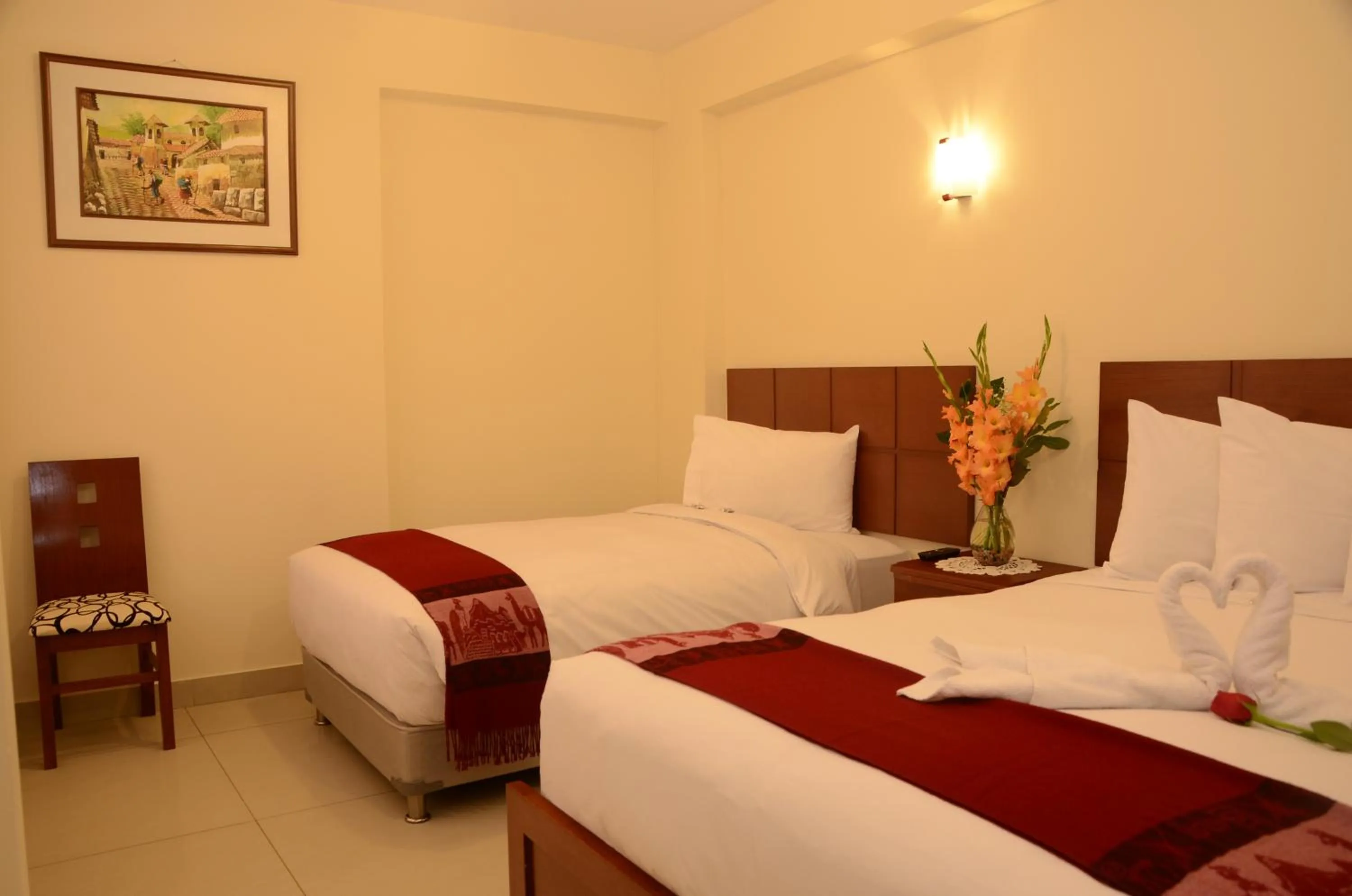 Superior Twin Room in Aqua Hotel Cusco