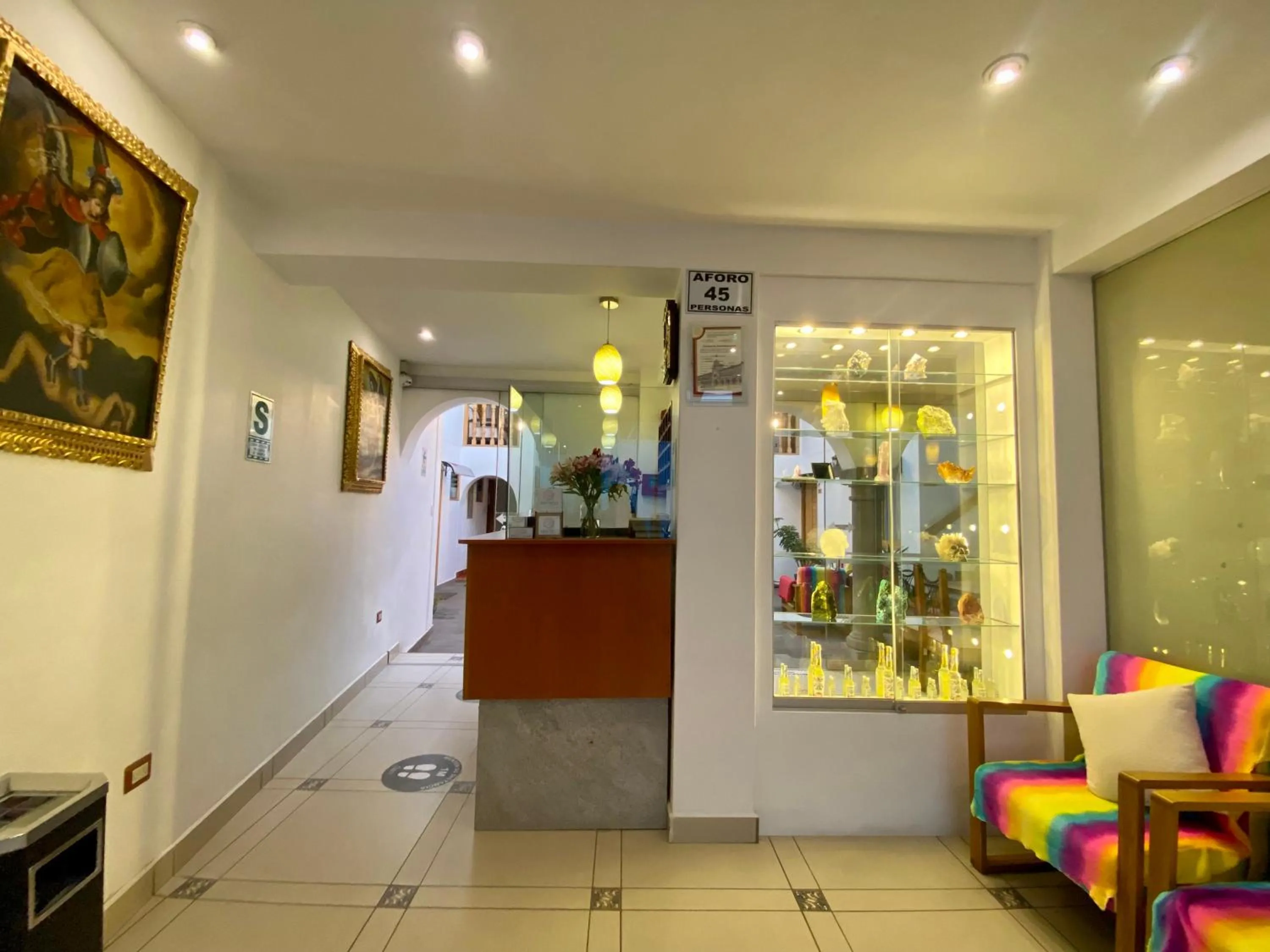 Lobby or reception in Mistico San Blas Boutique