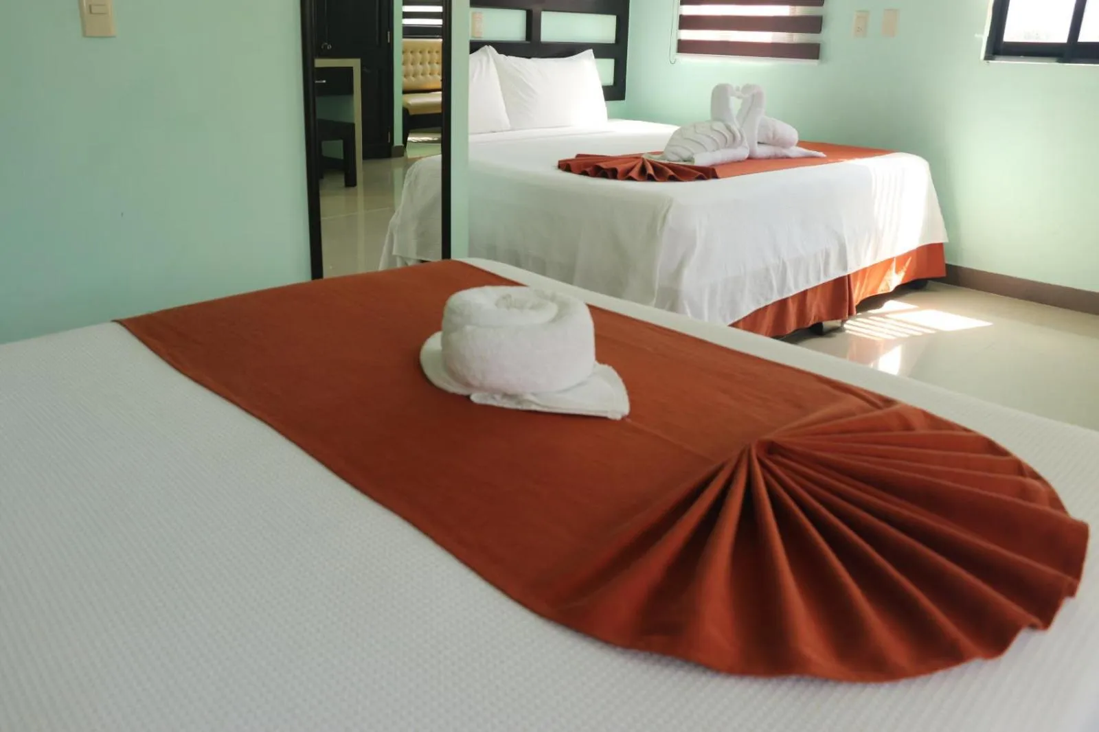 Bed in Hotel Castillo Del Rey