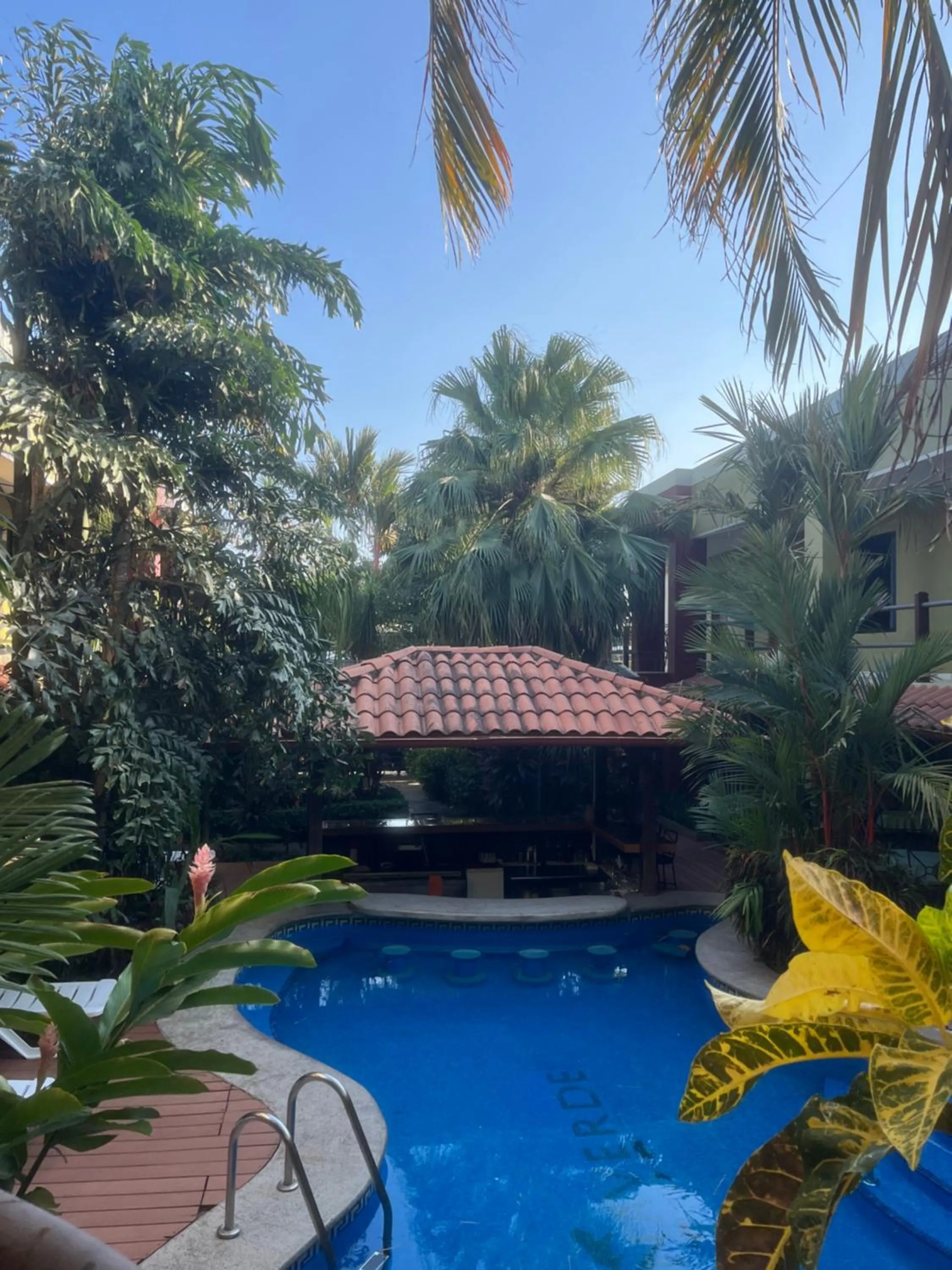 Property building in Hotel Iguana Verde