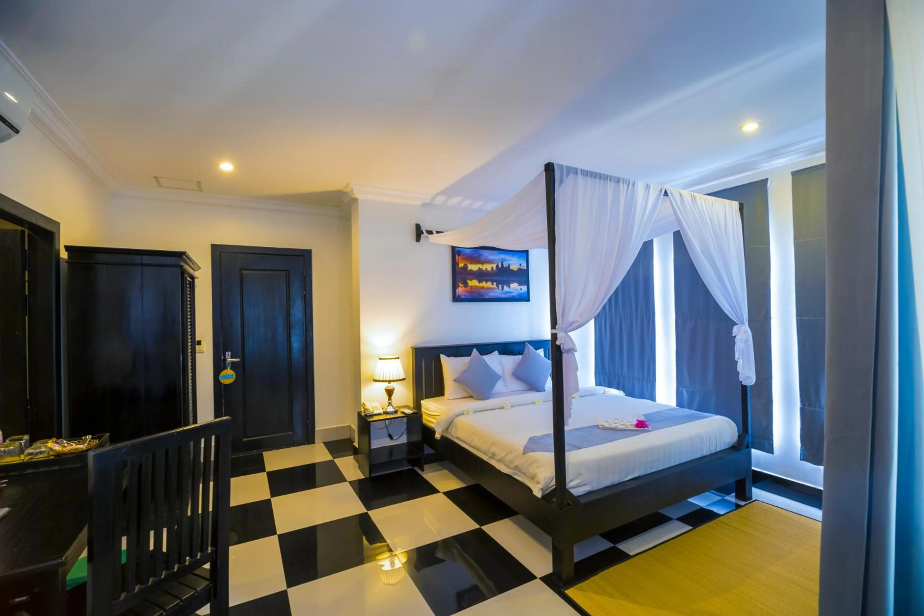 Bed in Rithy Rine Angkor Residence