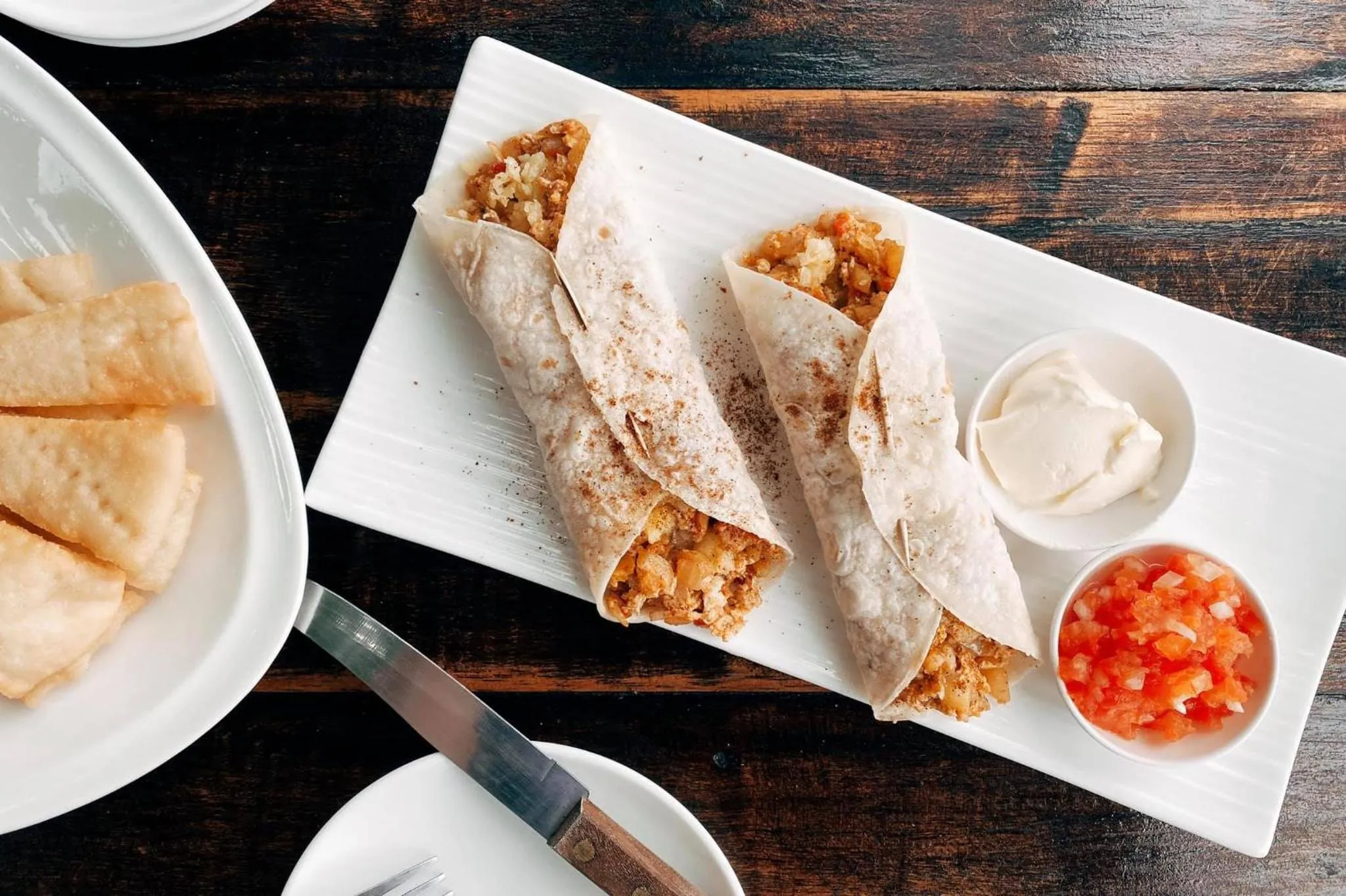 Food close-up in Pilgrim's Kitchen & Inn