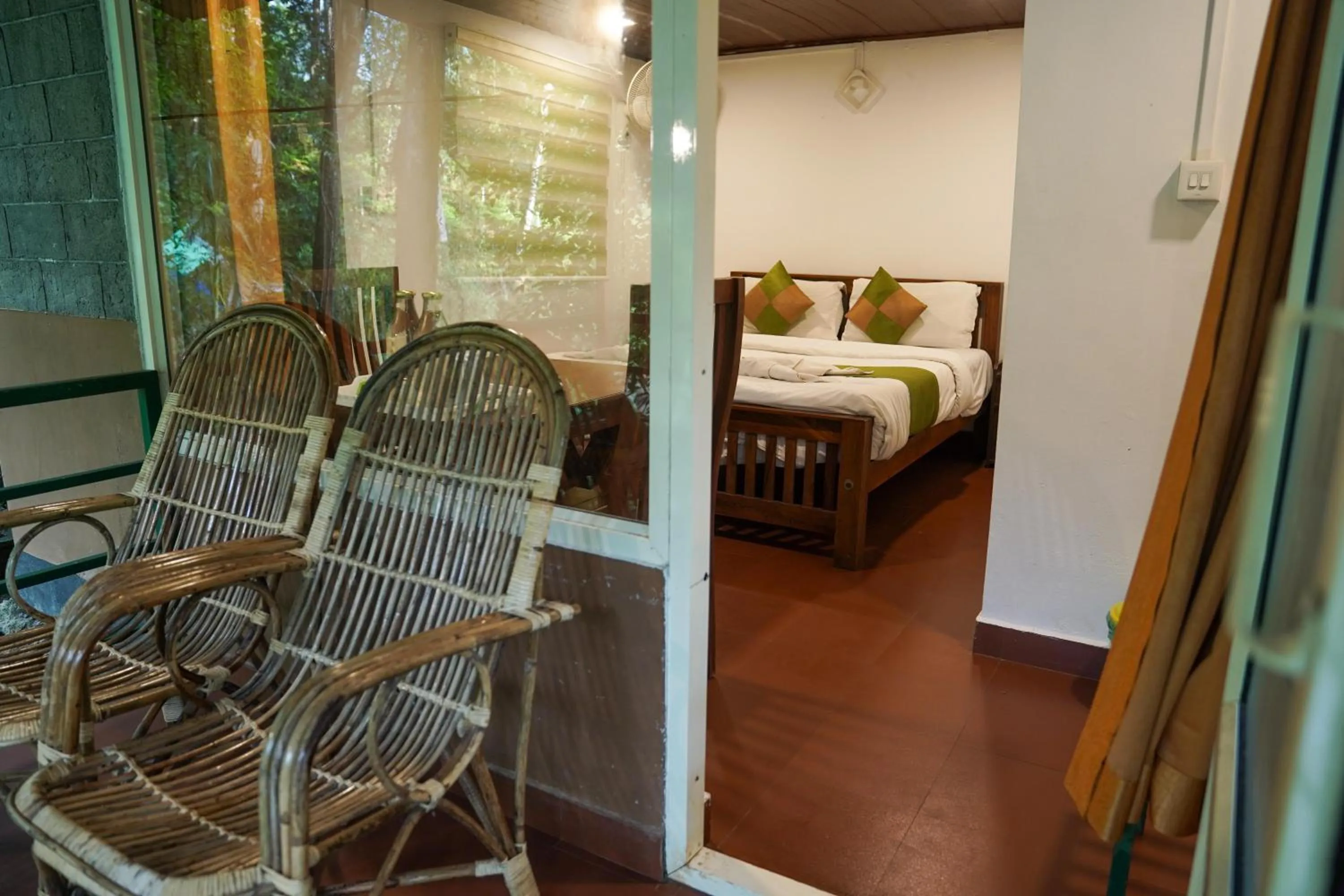 Bed in Ela Ecoland Nature Retreat