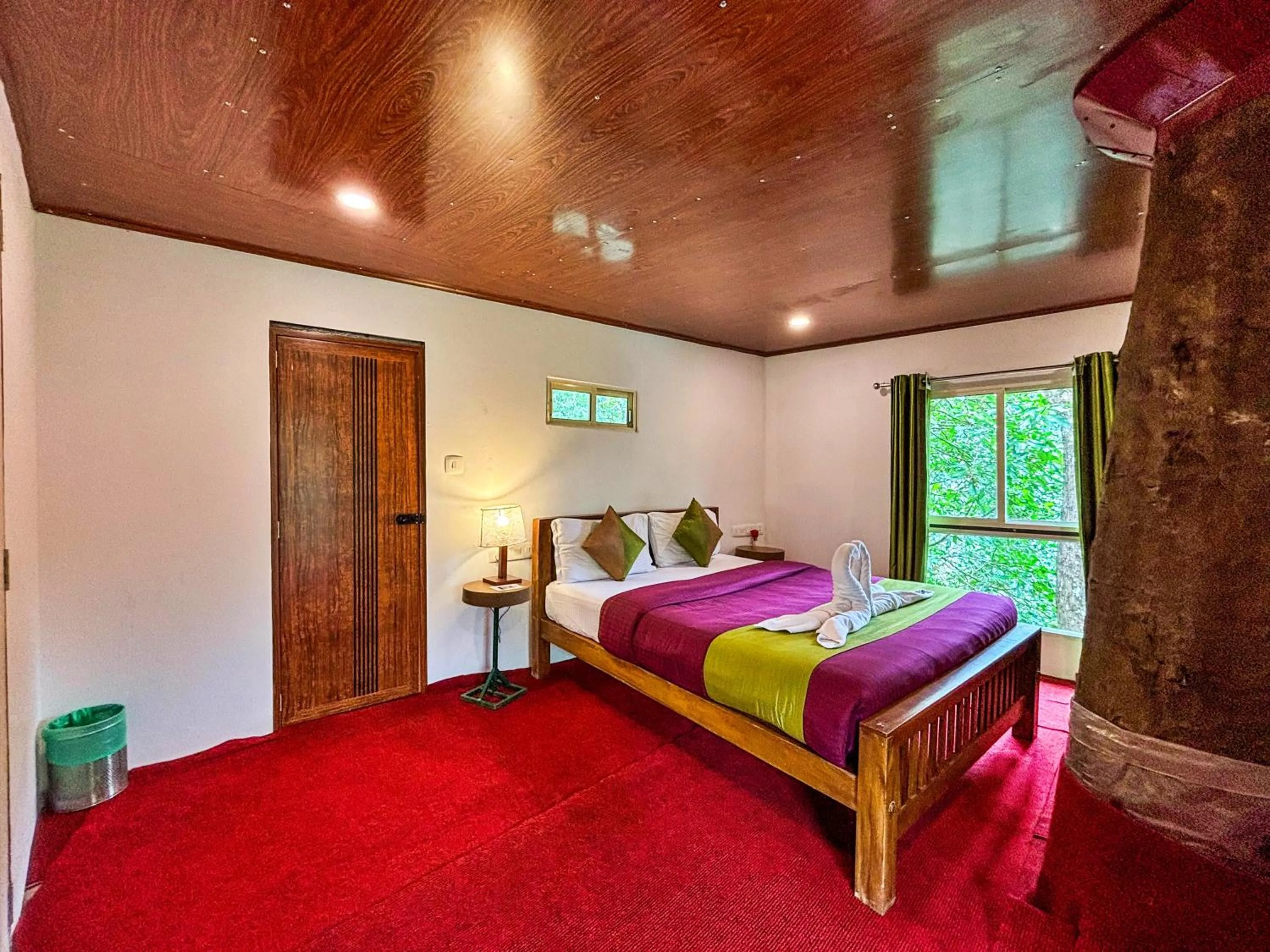 Bed in Ela Ecoland Nature Retreat