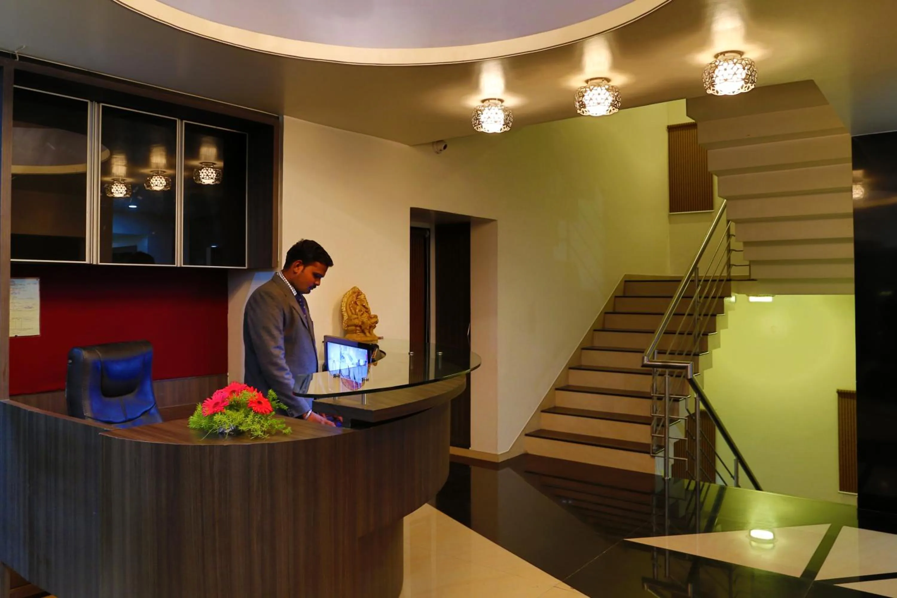 Lobby or reception in Hotel The Leaf