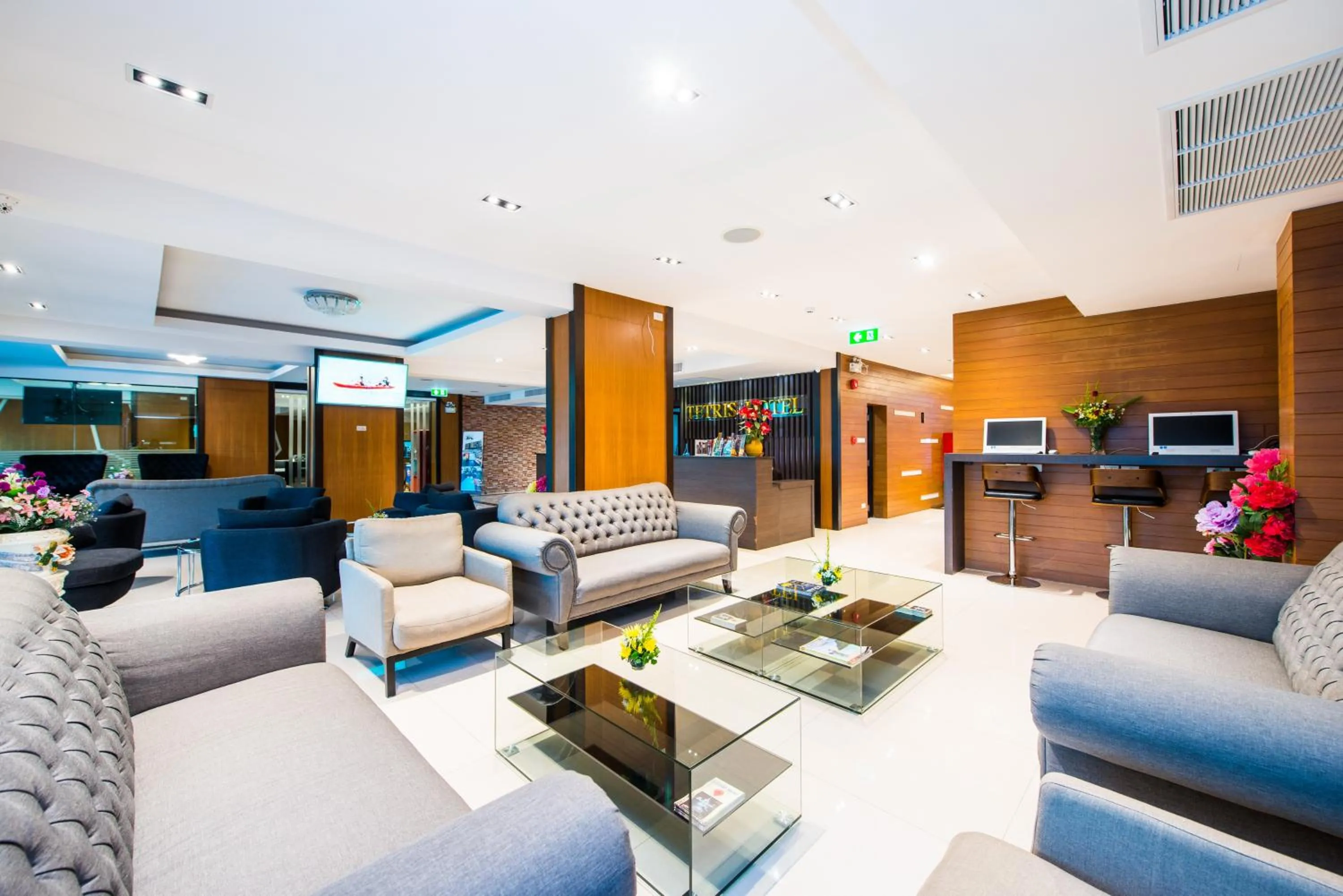 Lobby or reception in Tetris Hotel