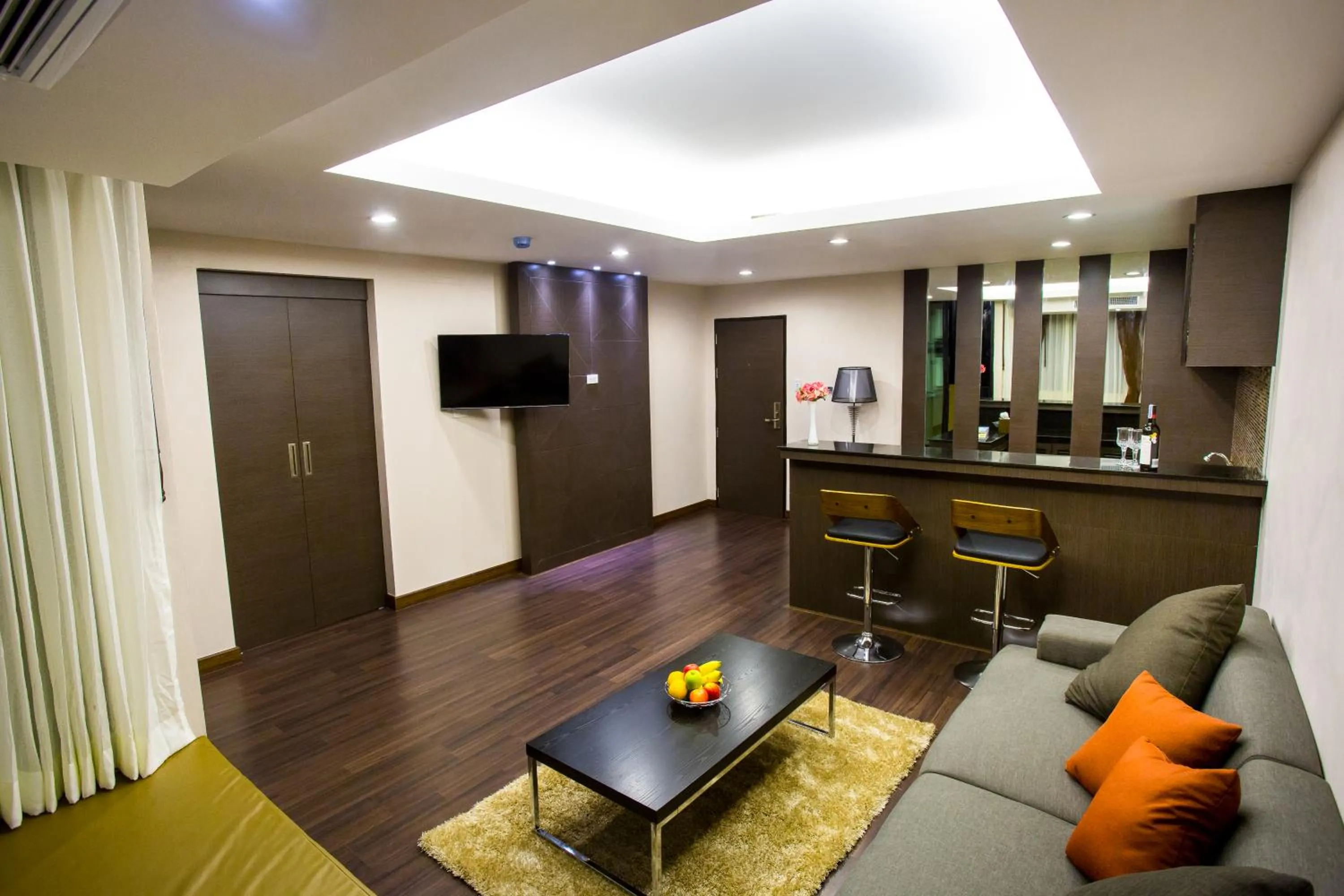 Living room in Tetris Hotel