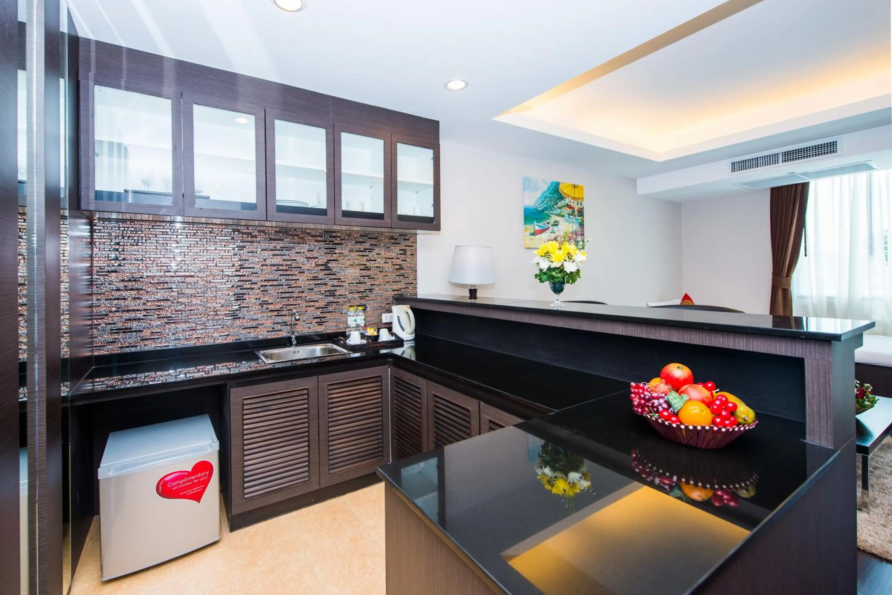 Kitchen or kitchenette in Tetris Hotel