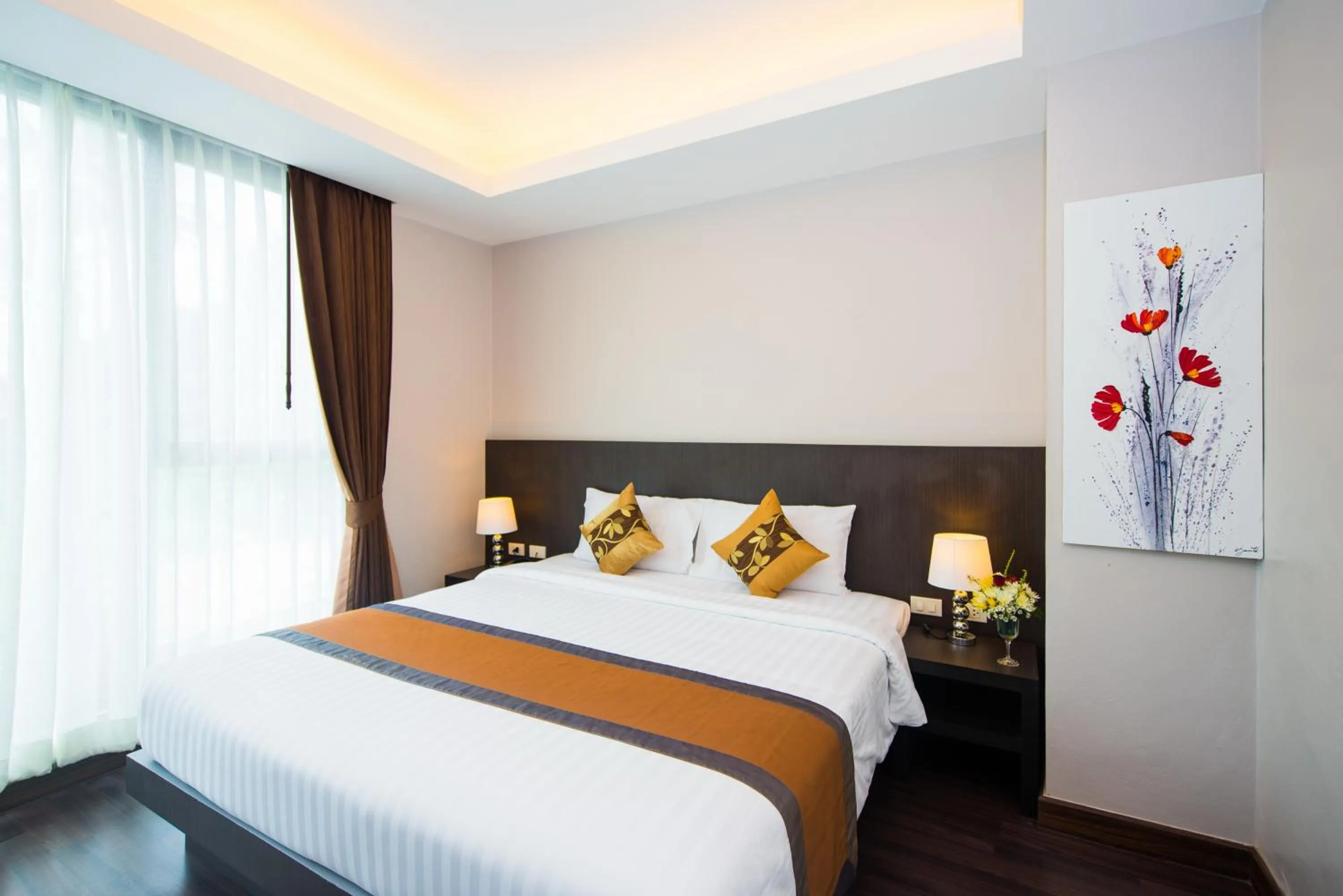 Bedroom, Bed in Tetris Hotel