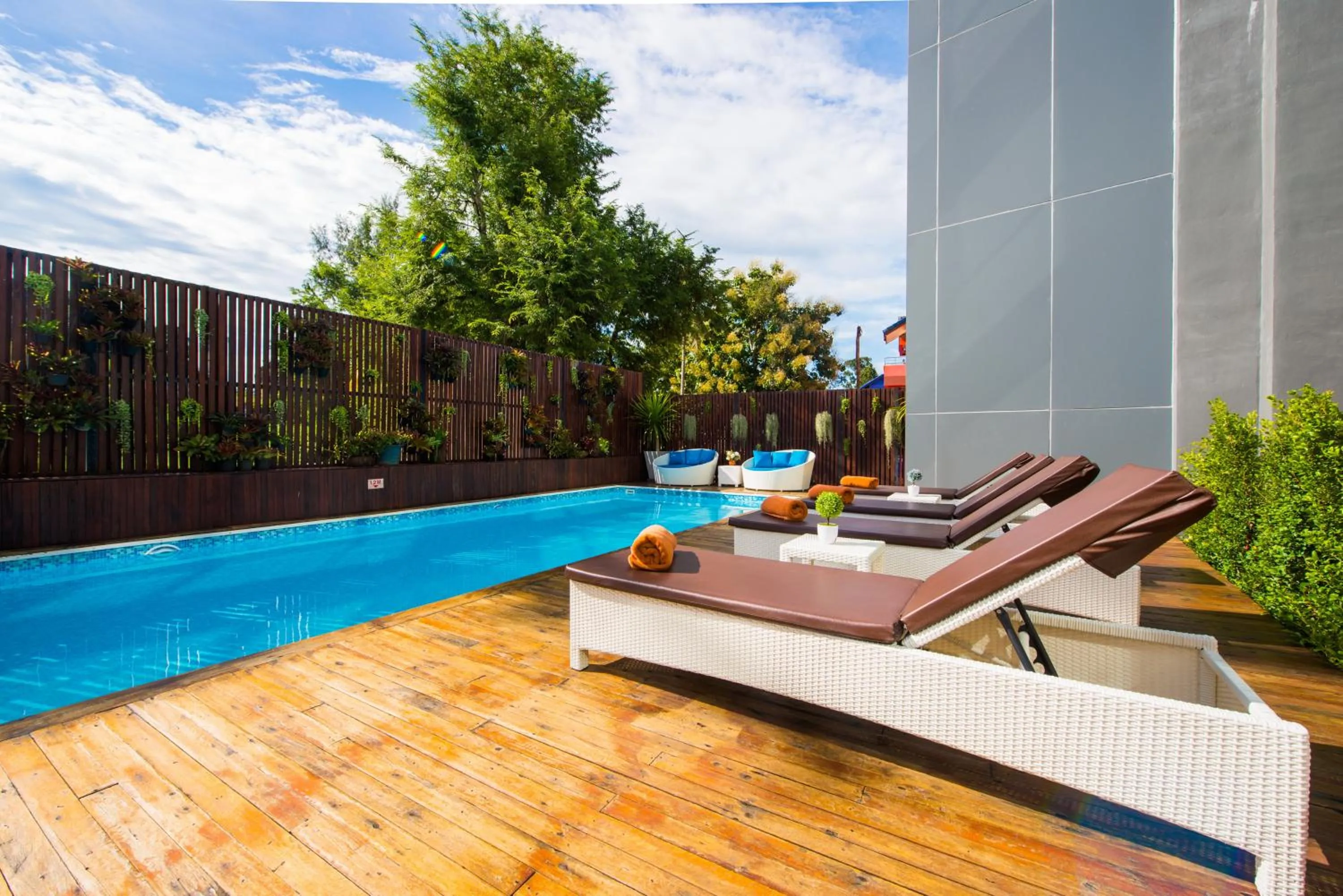 Swimming pool in Tetris Hotel