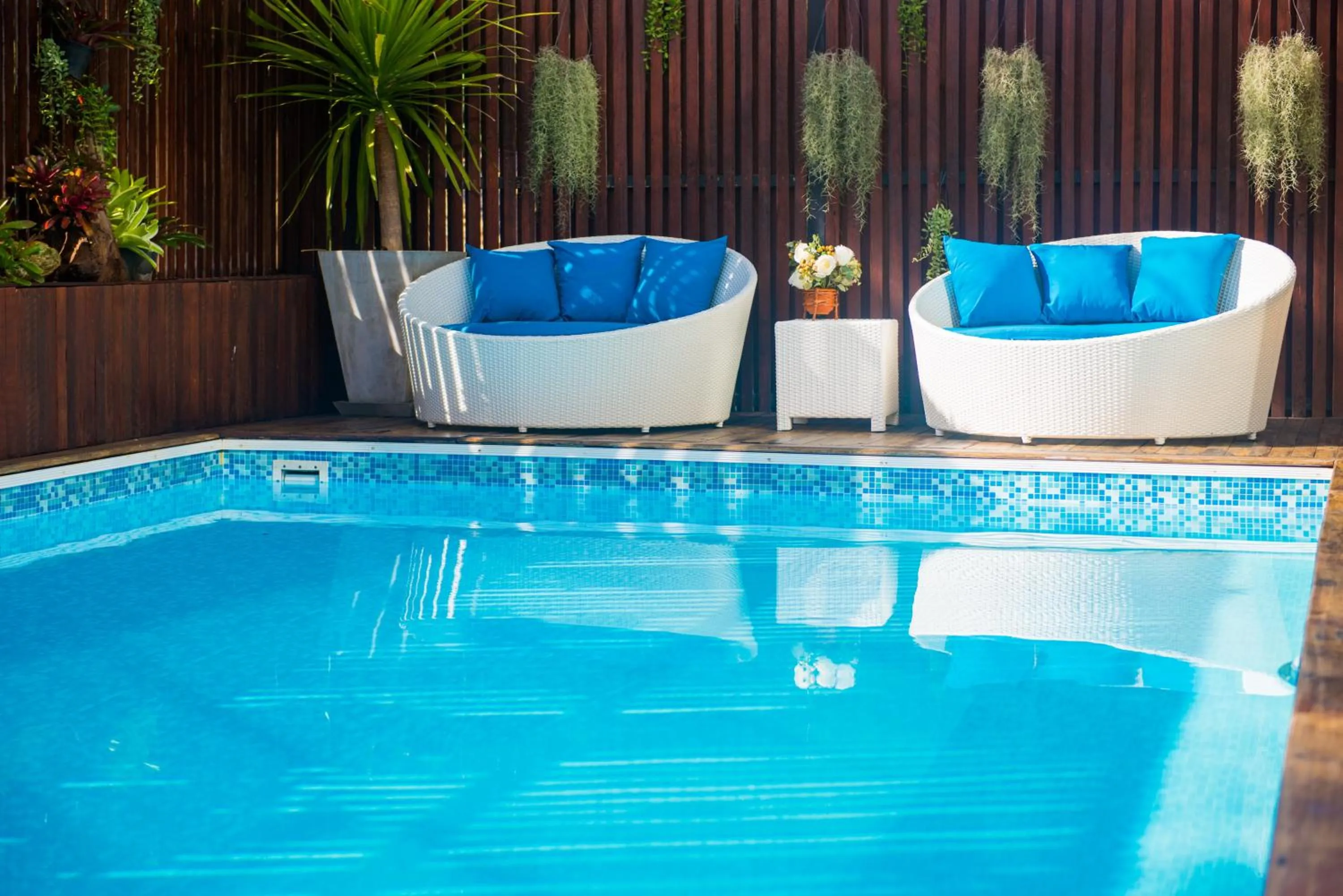 Swimming pool in Tetris Hotel