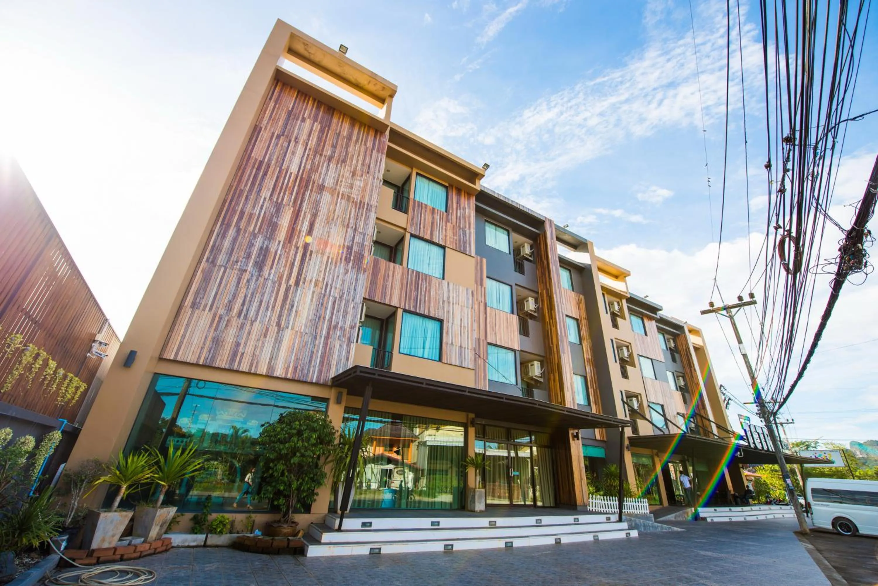 Property building in Tetris Hotel