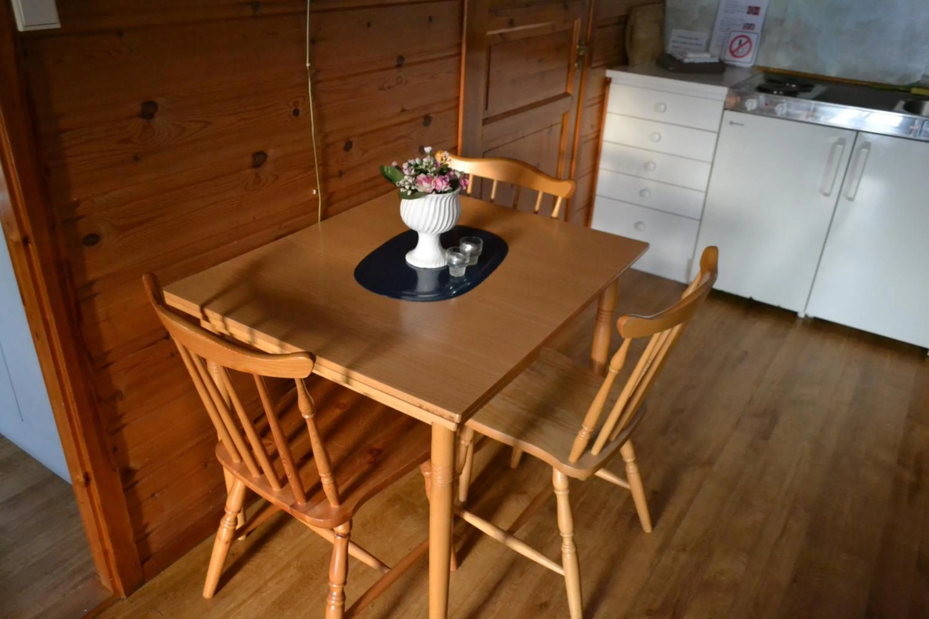 Dining area in Egenes Camping