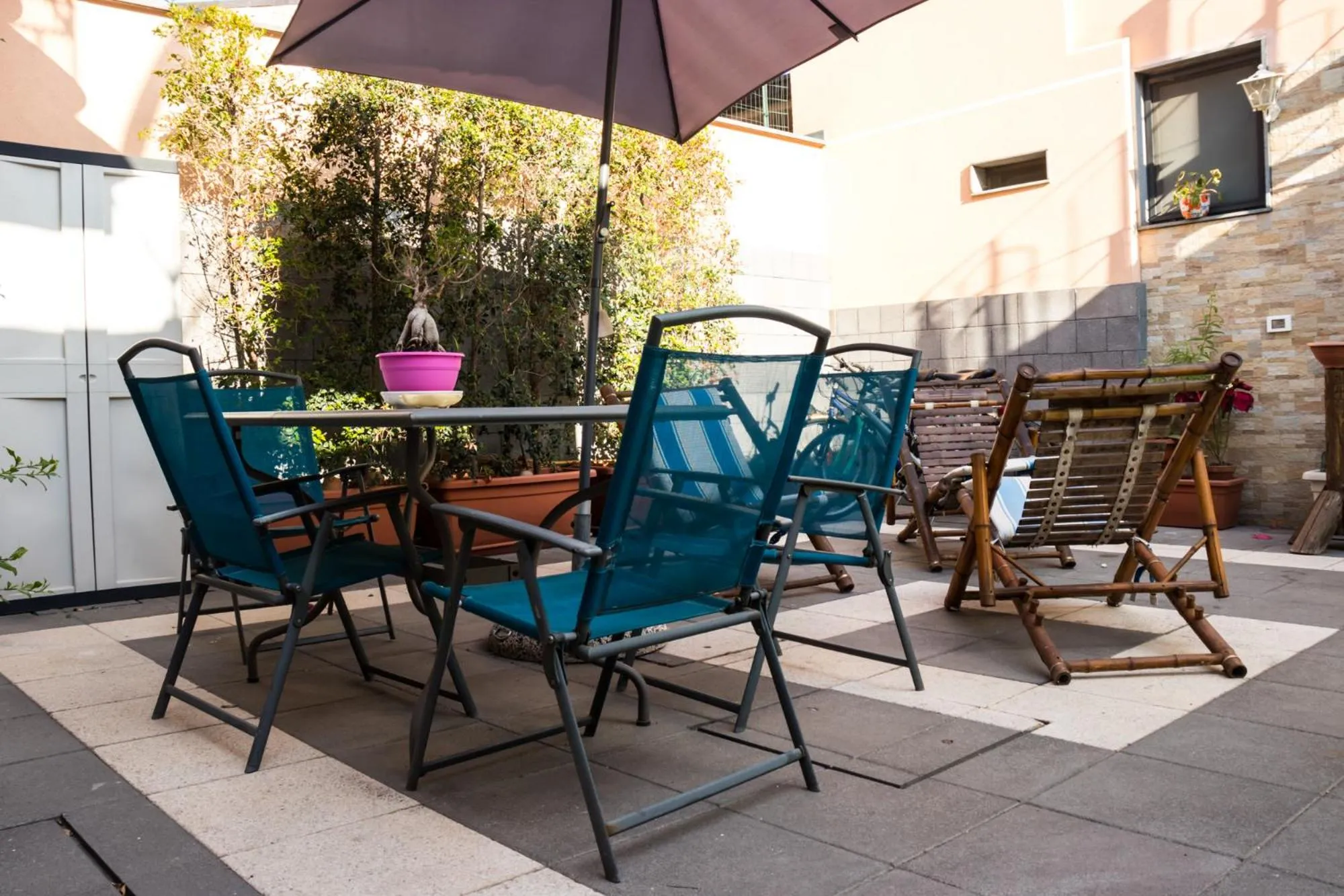 Patio in B&B I Licutiani