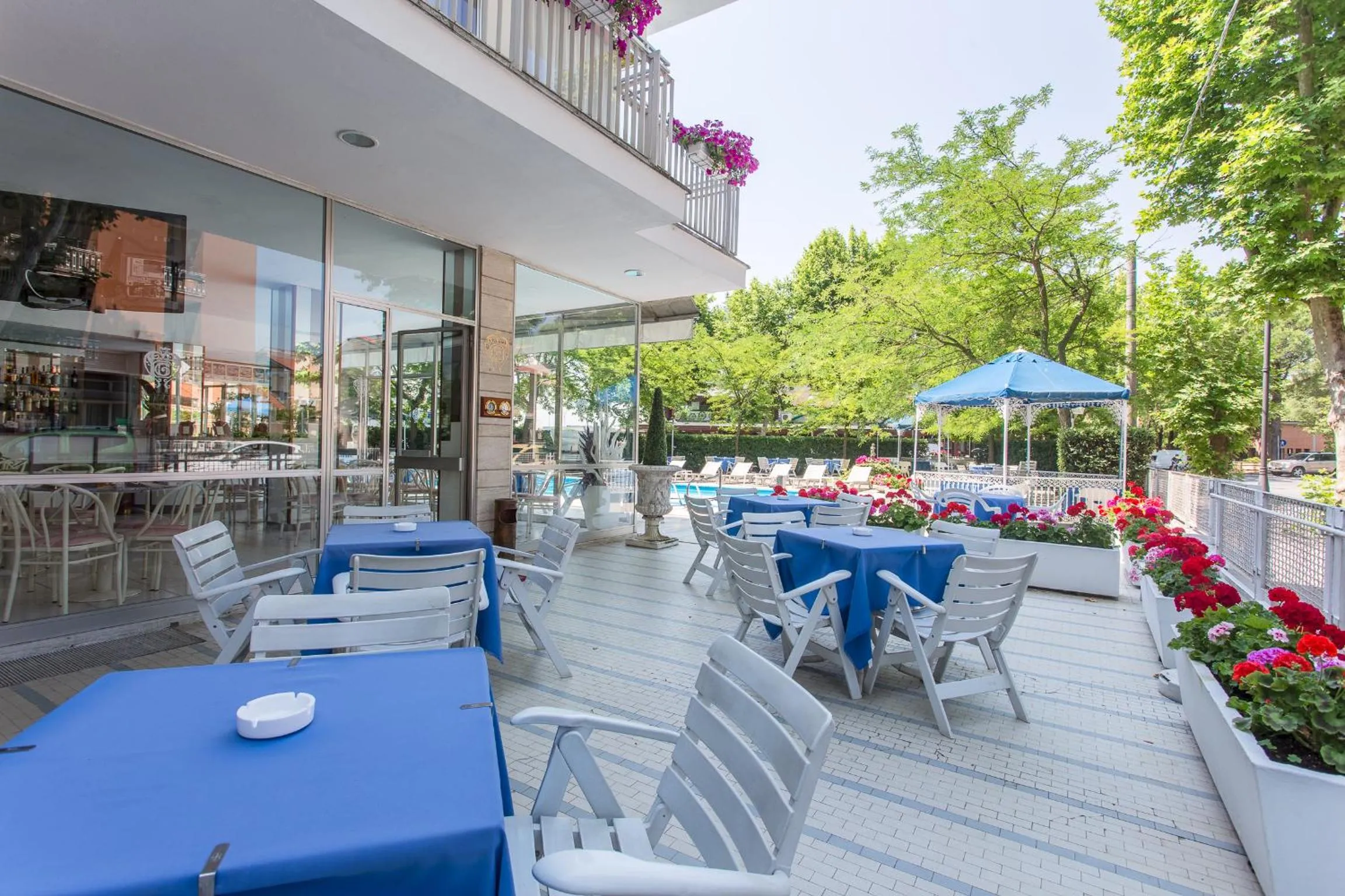 Patio in Hotel Gioiello