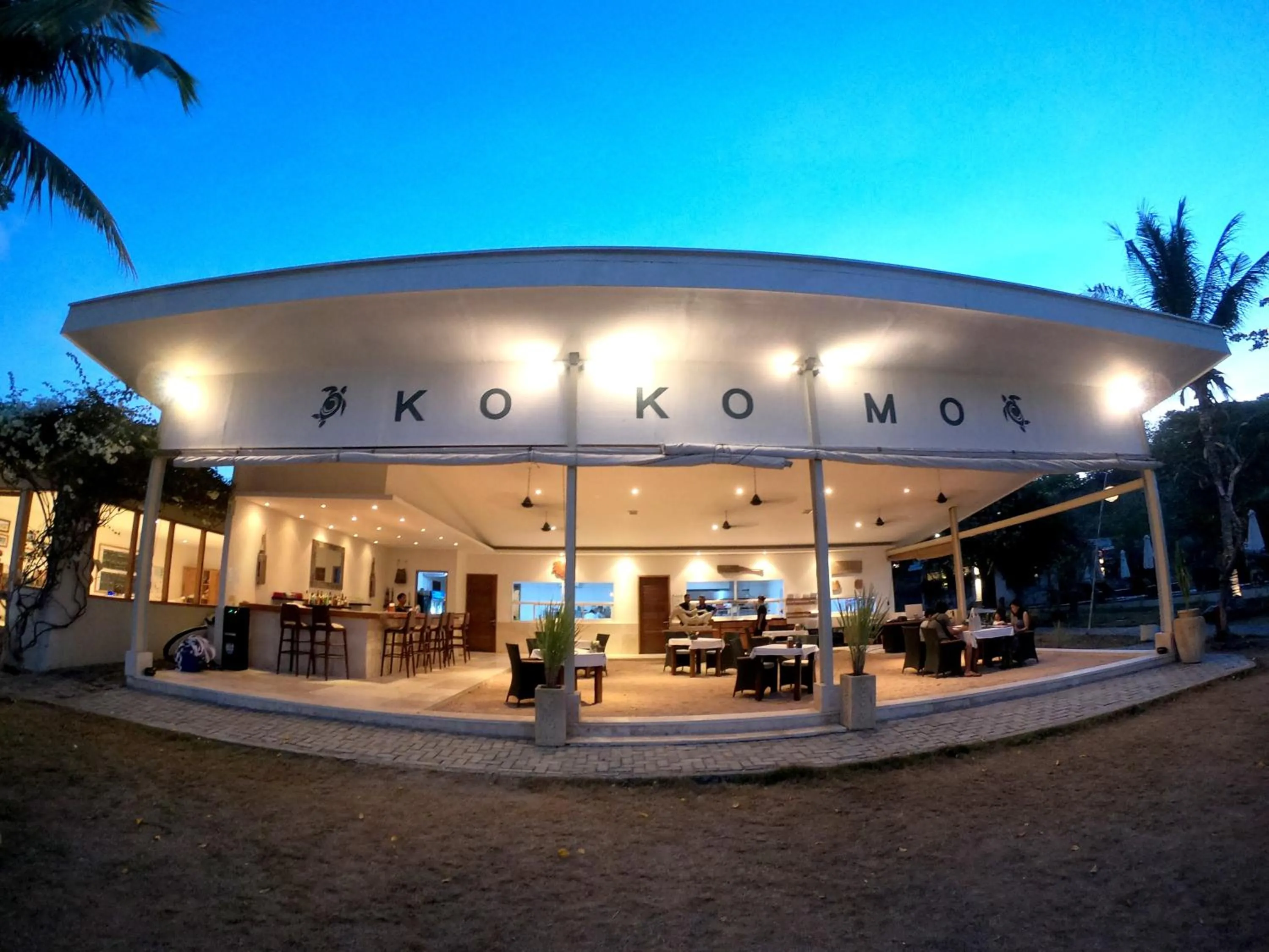 Restaurant/places to eat in Kokomo Resort Gili Gede
