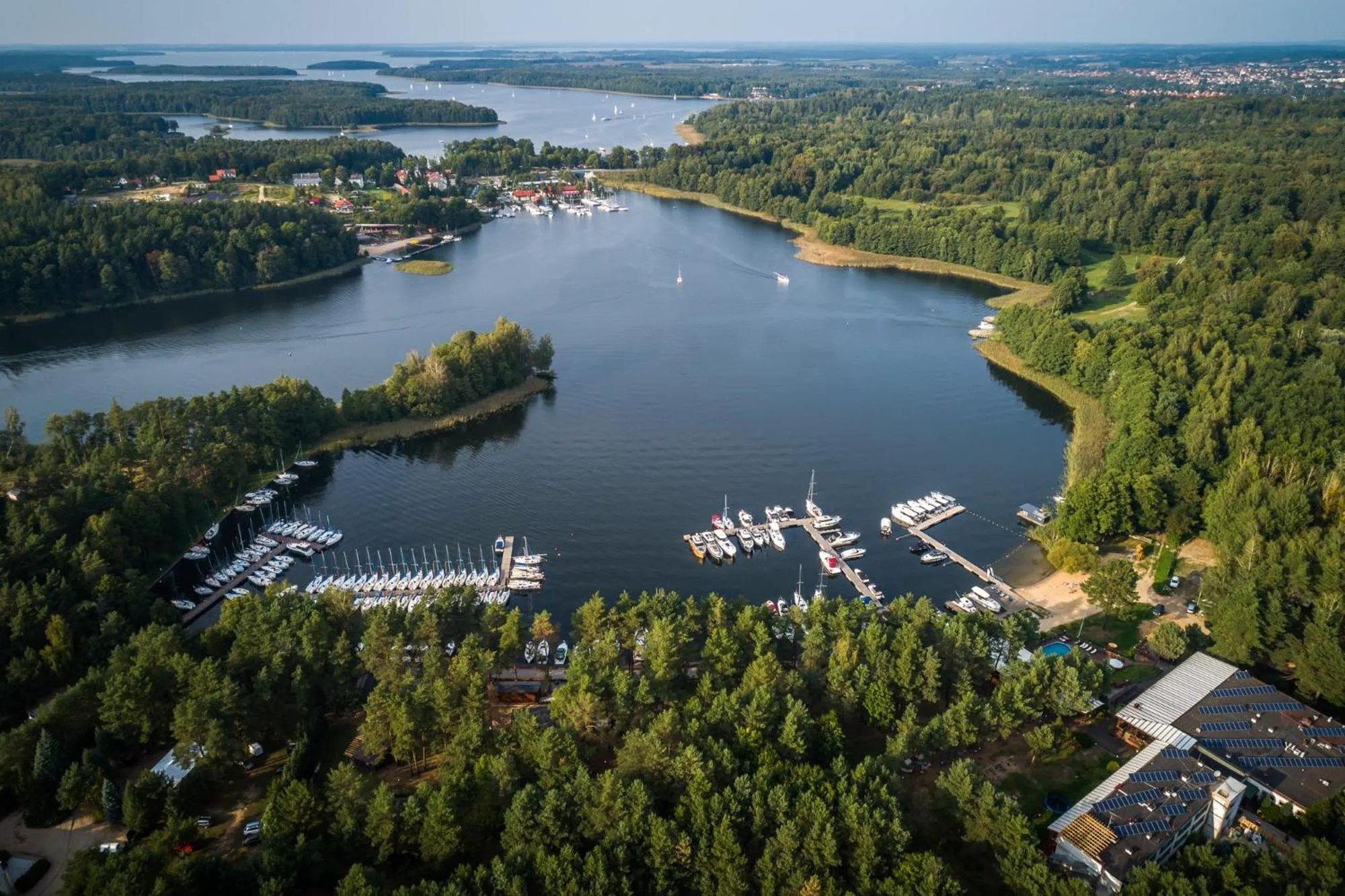 Bird's eye view in Hotel Tajty