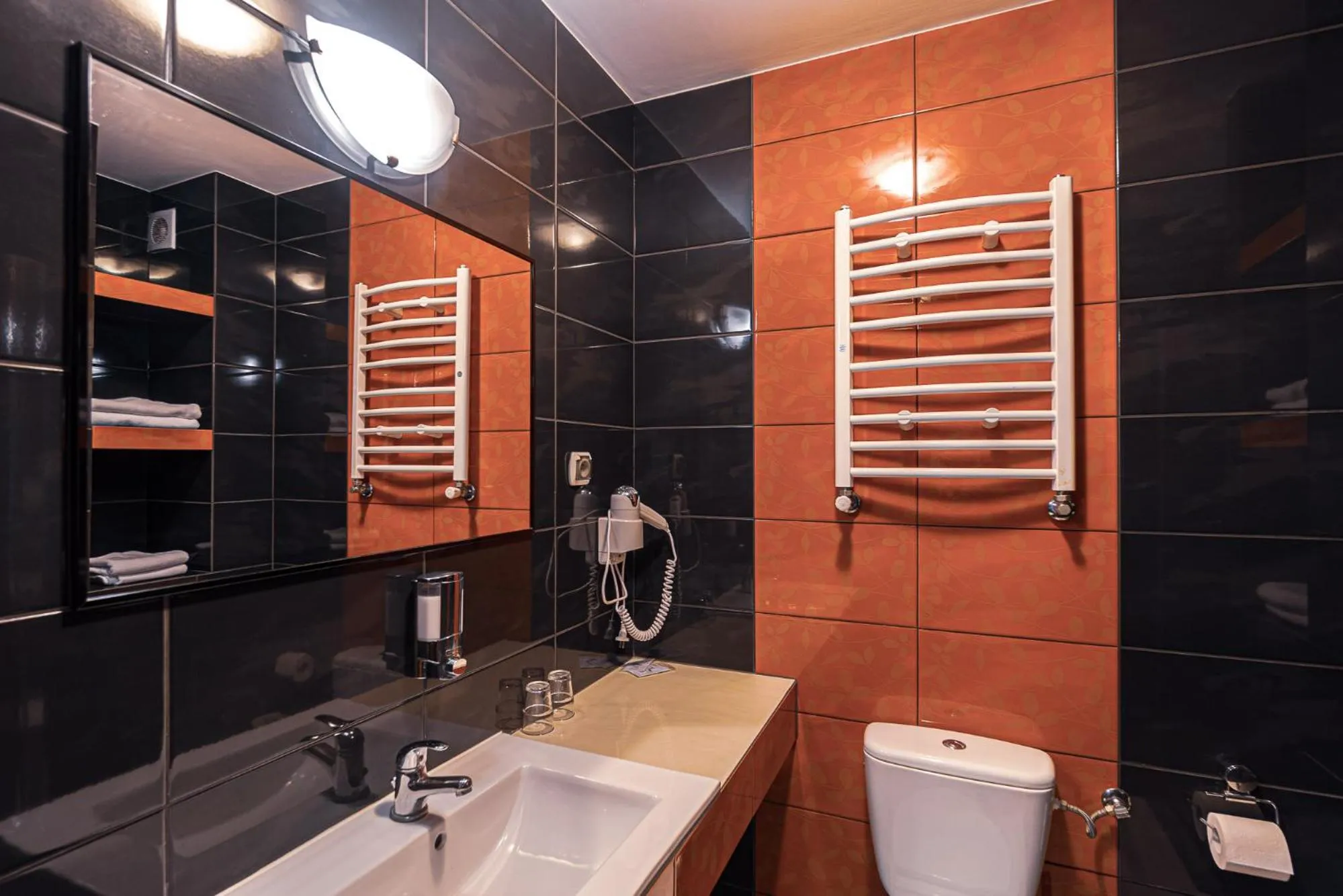 Shower in Hotel Tajty