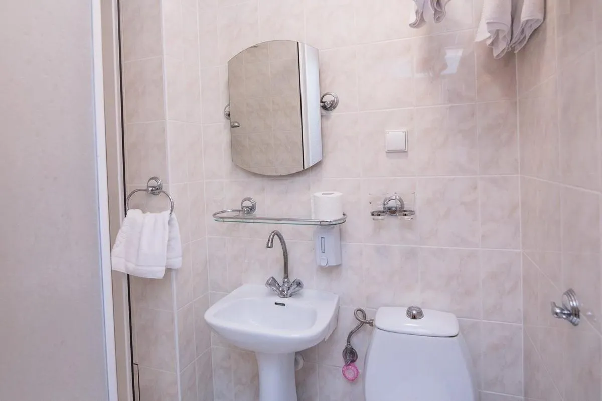 Toilet in Hotel Tajty