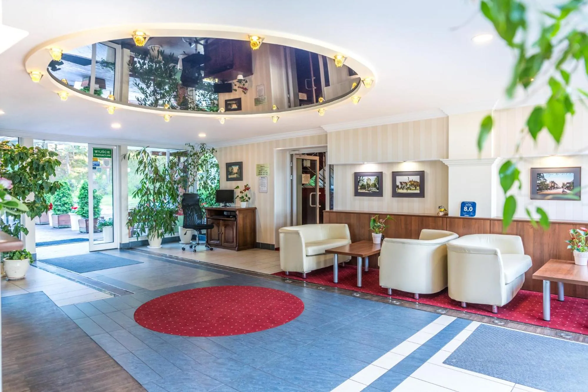 Lobby or reception in Hotel Tajty