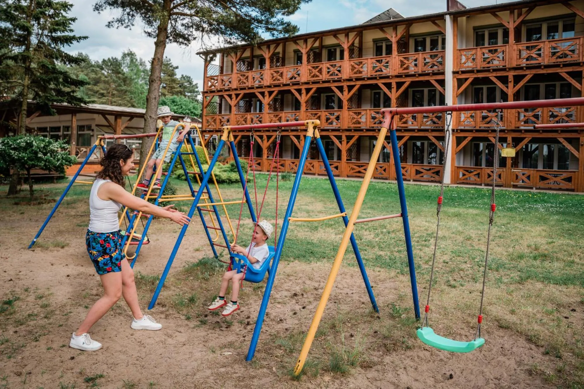 Children play ground in Hotel Tajty