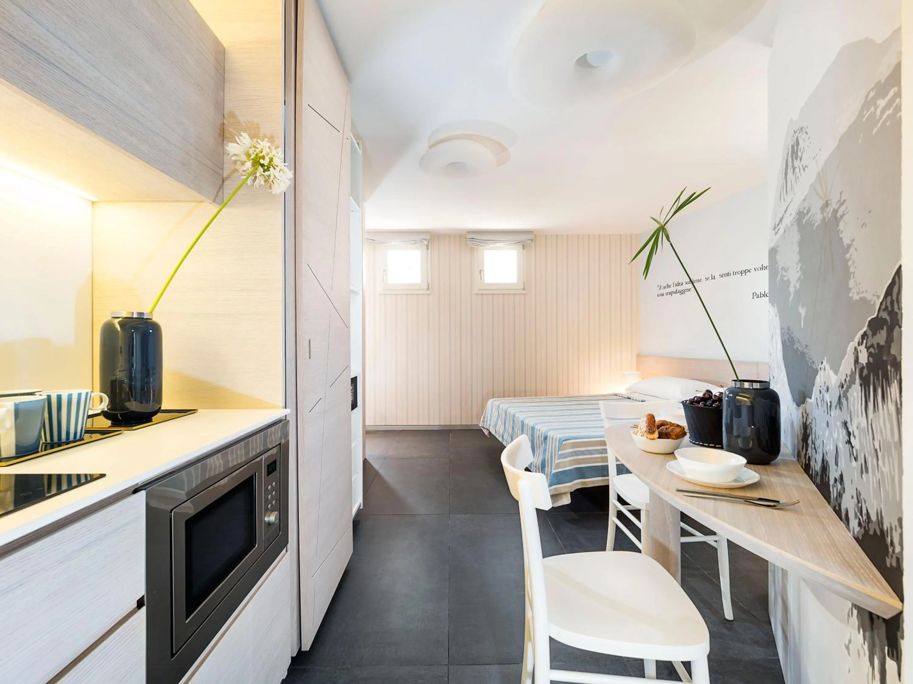 Kitchen or kitchenette in Duomo Suites & Spa