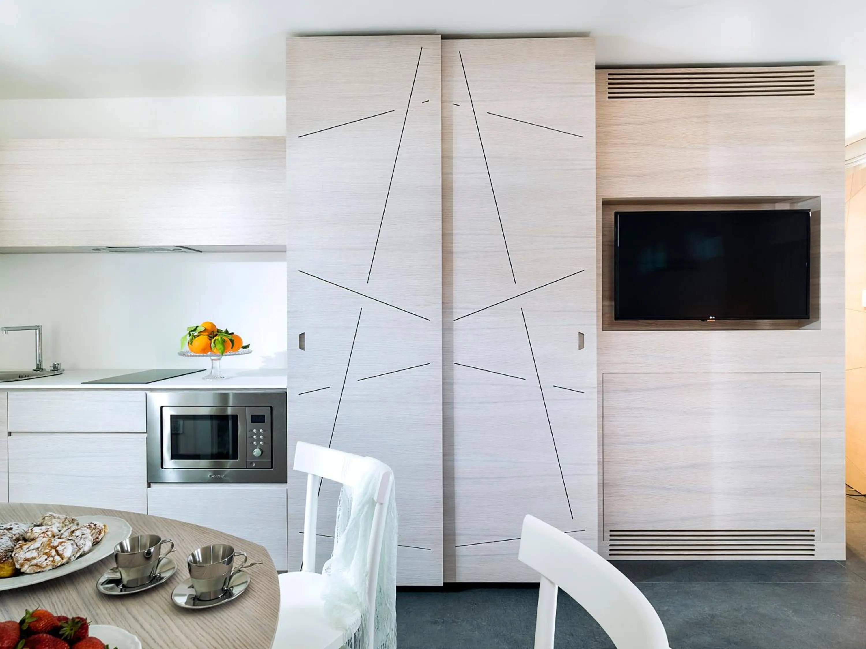 Kitchen or kitchenette in Duomo Suites & Spa