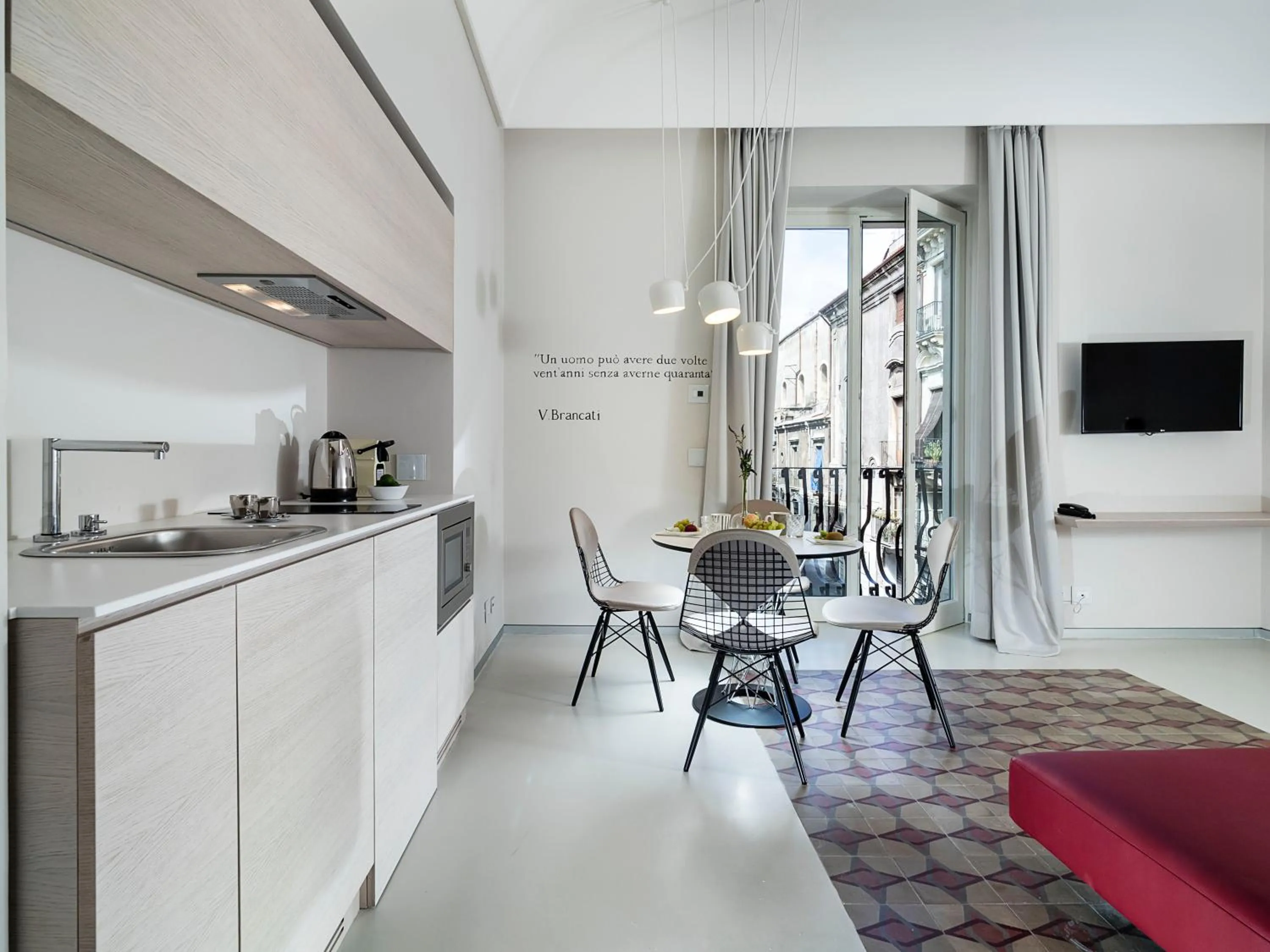 Seating area in Duomo Suites & Spa