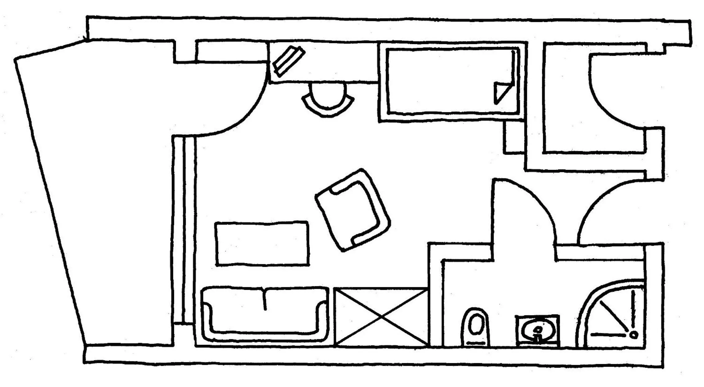 Floor plan in Hotel Waldlust