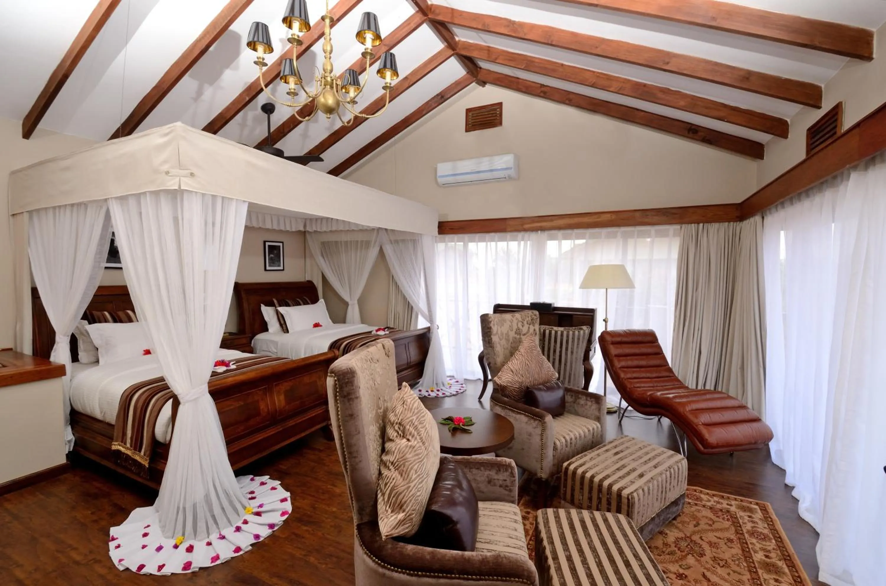 Photo of the whole room, Bed in Ngorongoro Oldeani Mountain Lodge