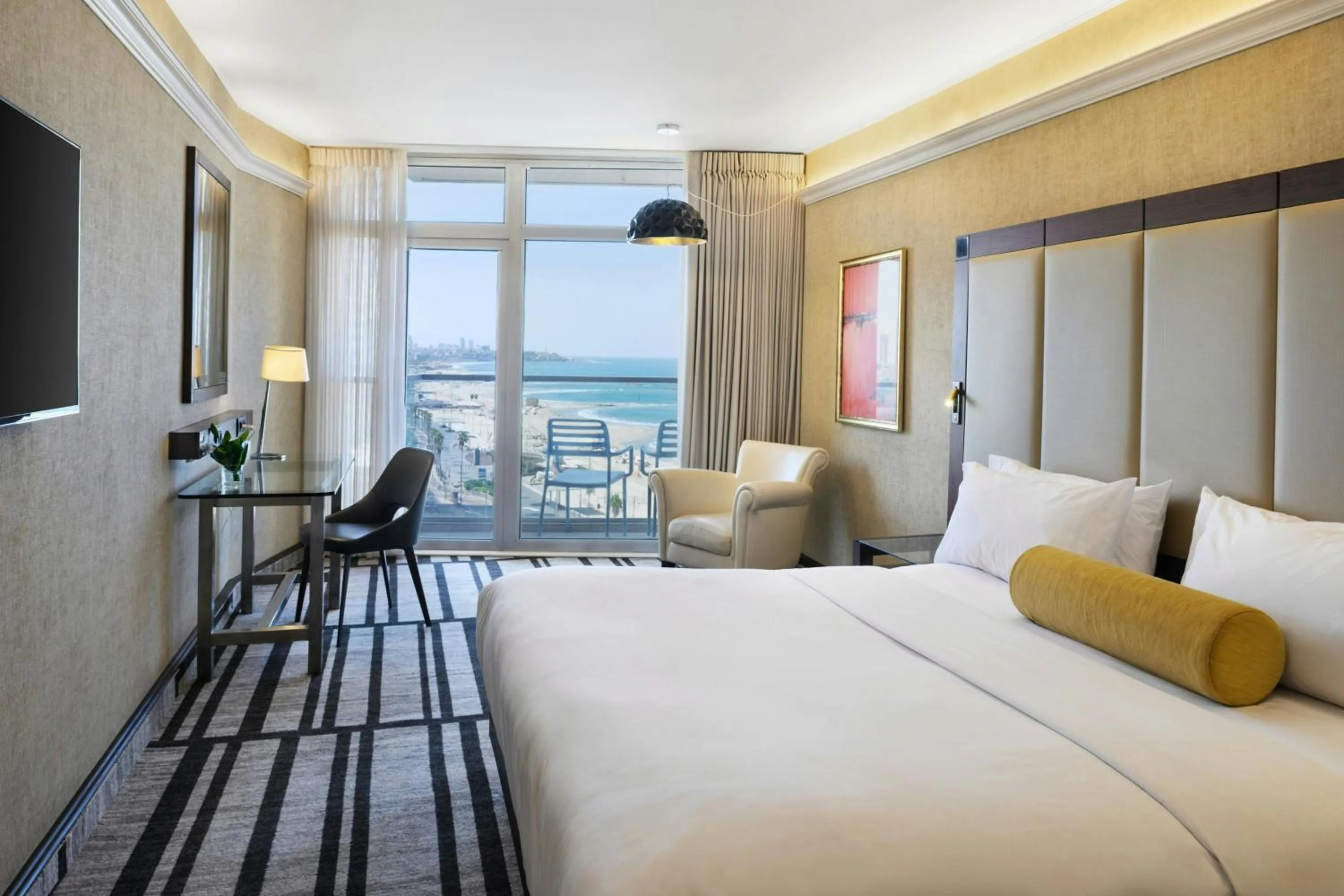 Photo of the whole room, Bed in Renaissance Tel Aviv Hotel