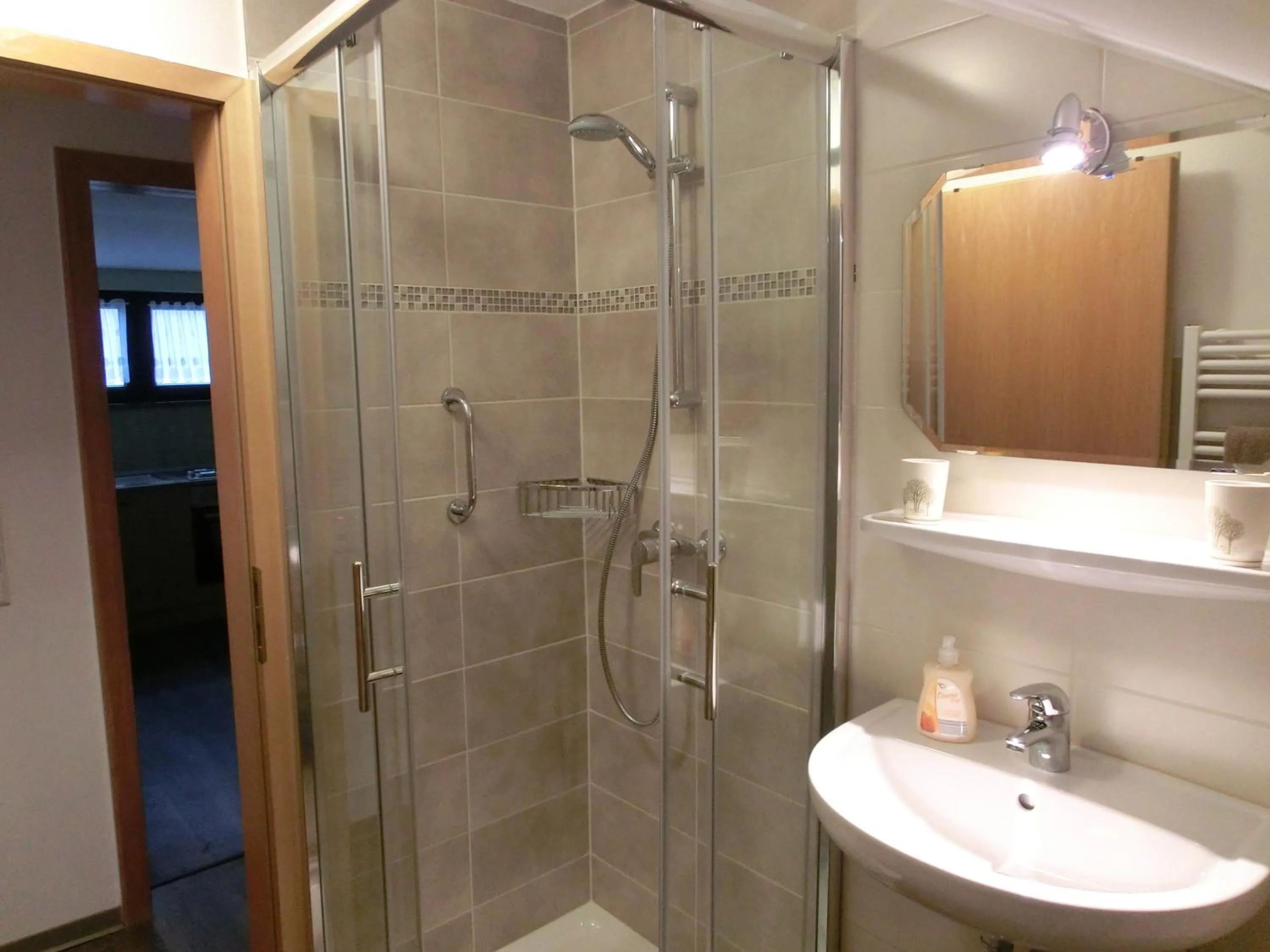 Bathroom in Ferienwohnung Rivaner