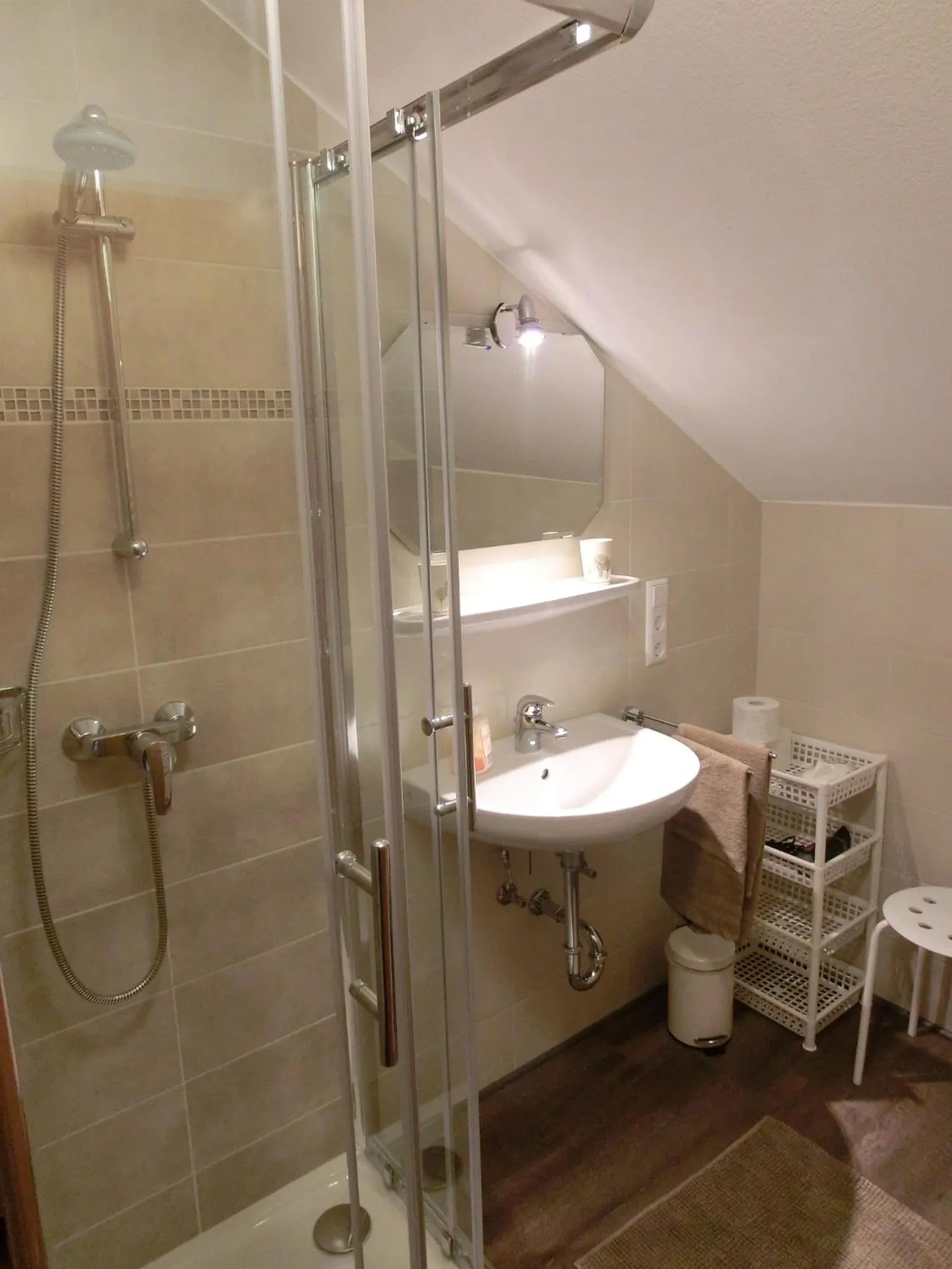 Bathroom in Ferienwohnung Rivaner