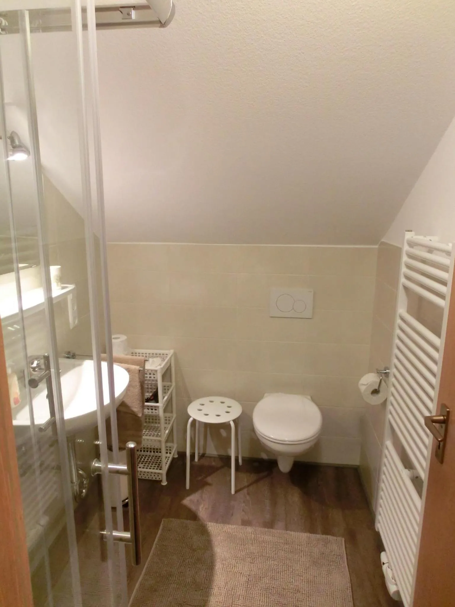 Bathroom in Ferienwohnung Rivaner