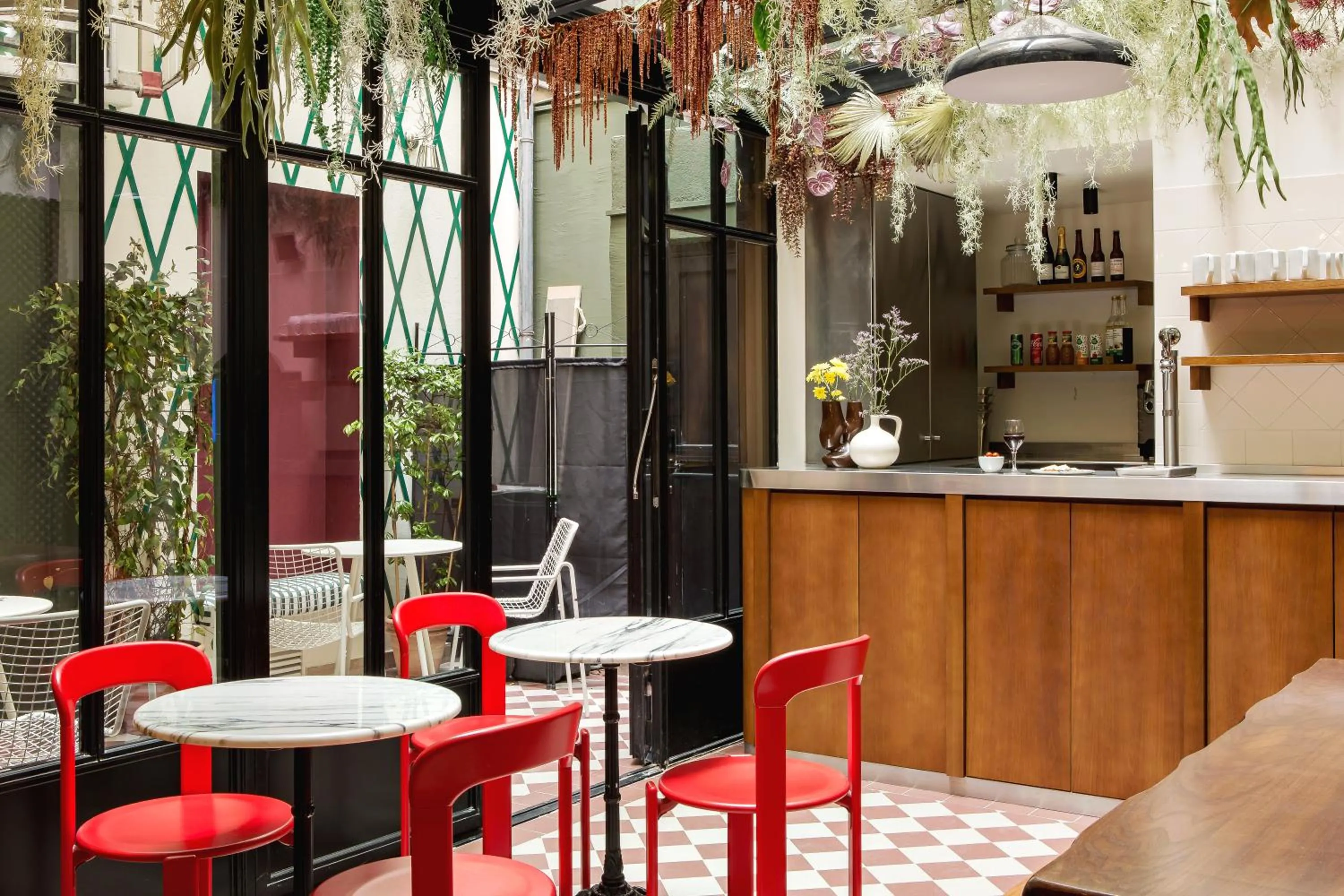 Lounge or bar in Hôtel Dalila