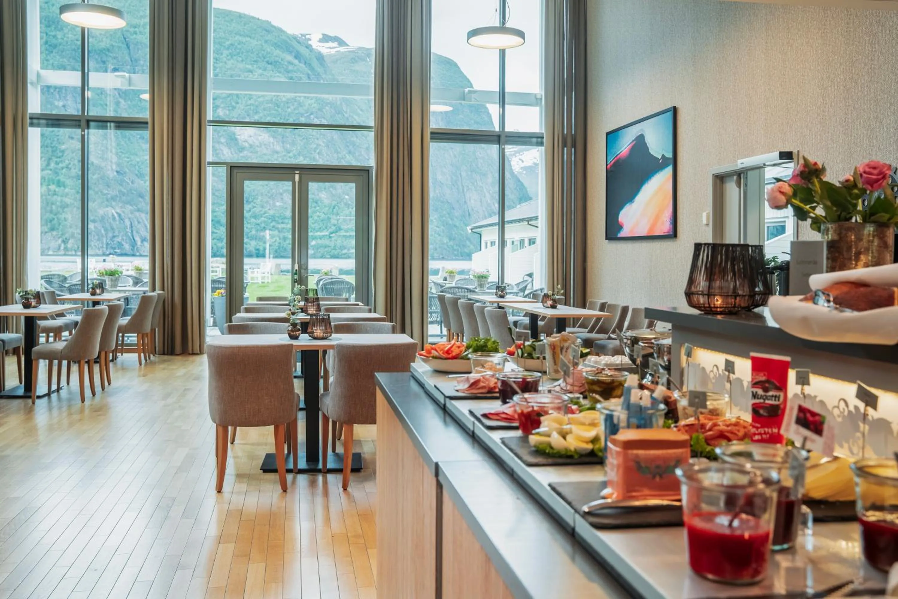 Breakfast in Valldal Fjordhotell - by Classic Norway Hotels