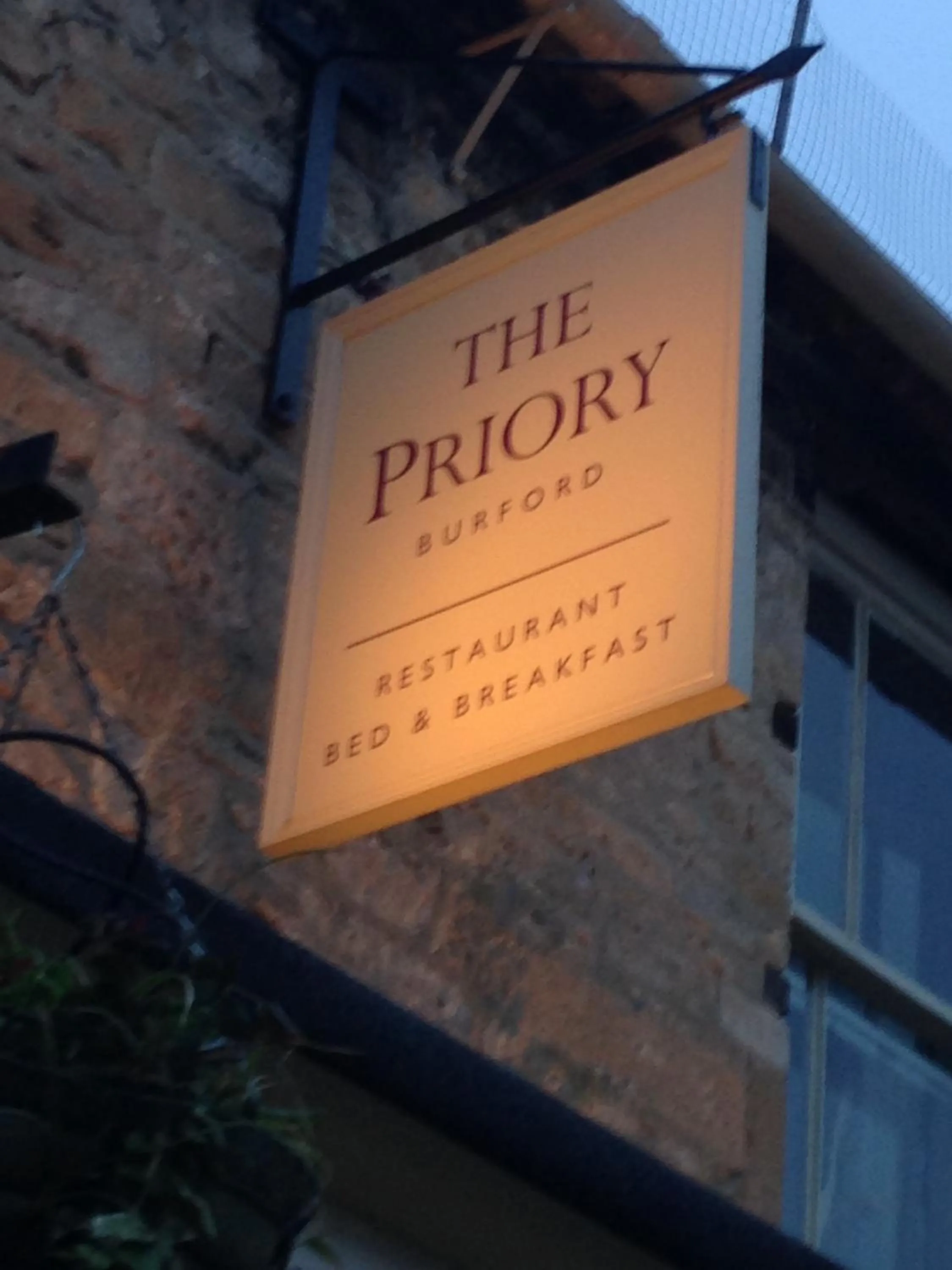 Property logo or sign in Priory Tearooms Burford with Rooms