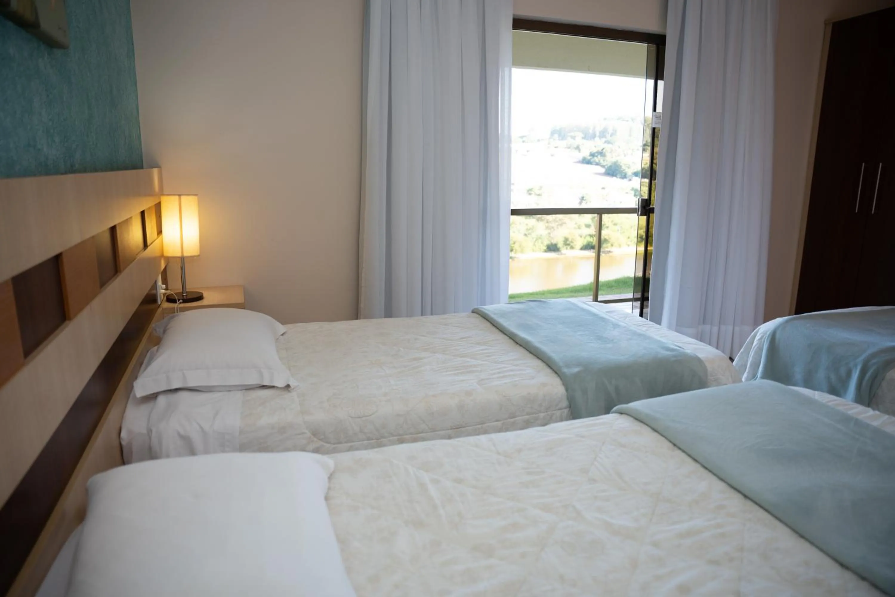 Bed in Hotel Lago Dourado