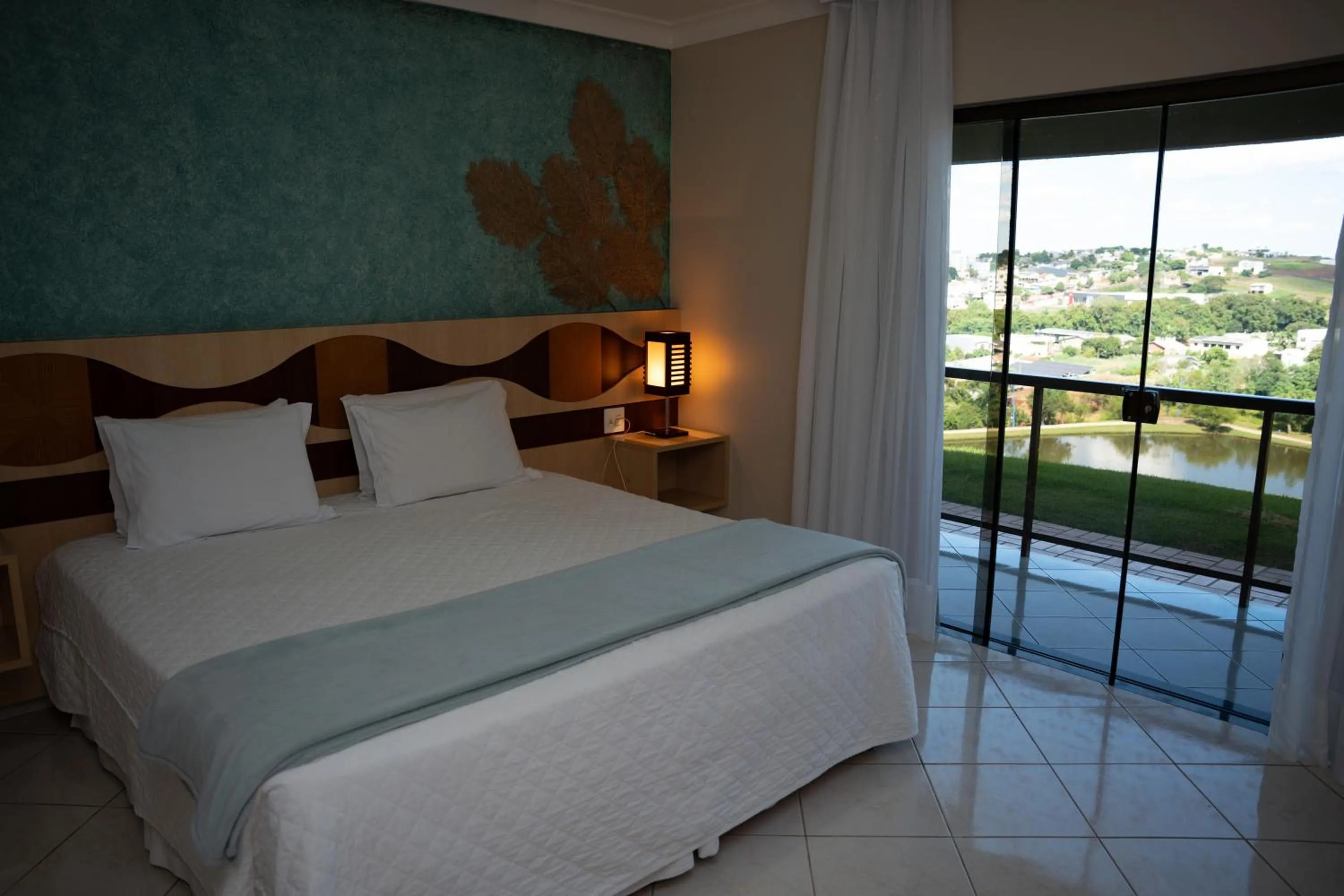 Bed in Hotel Lago Dourado