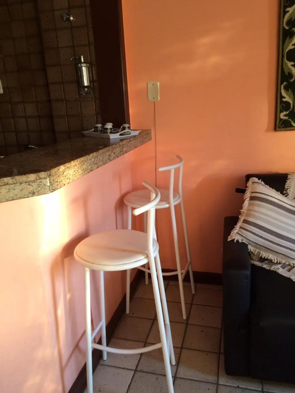 Kitchen or kitchenette in Apartamento Velozo Santos