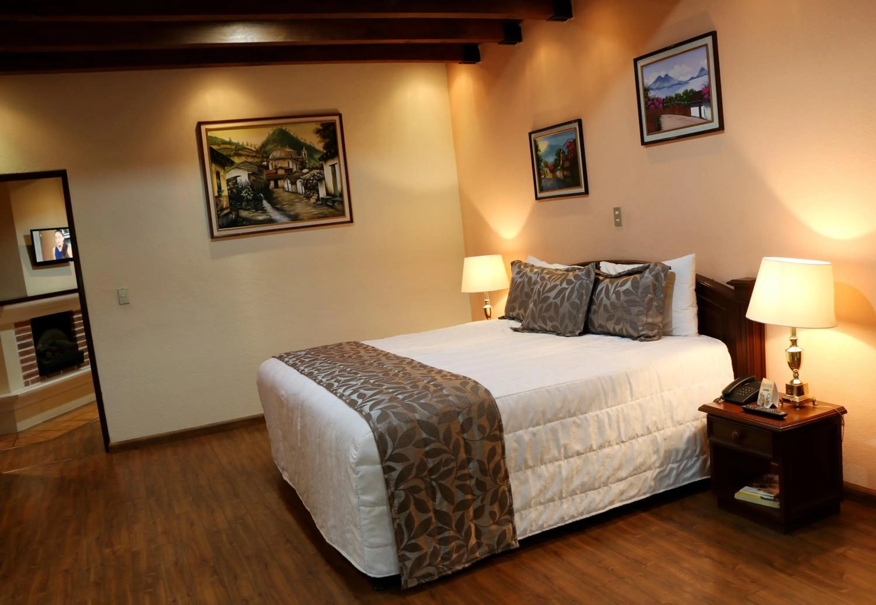 Bed in Hotel Pensión Bonifaz